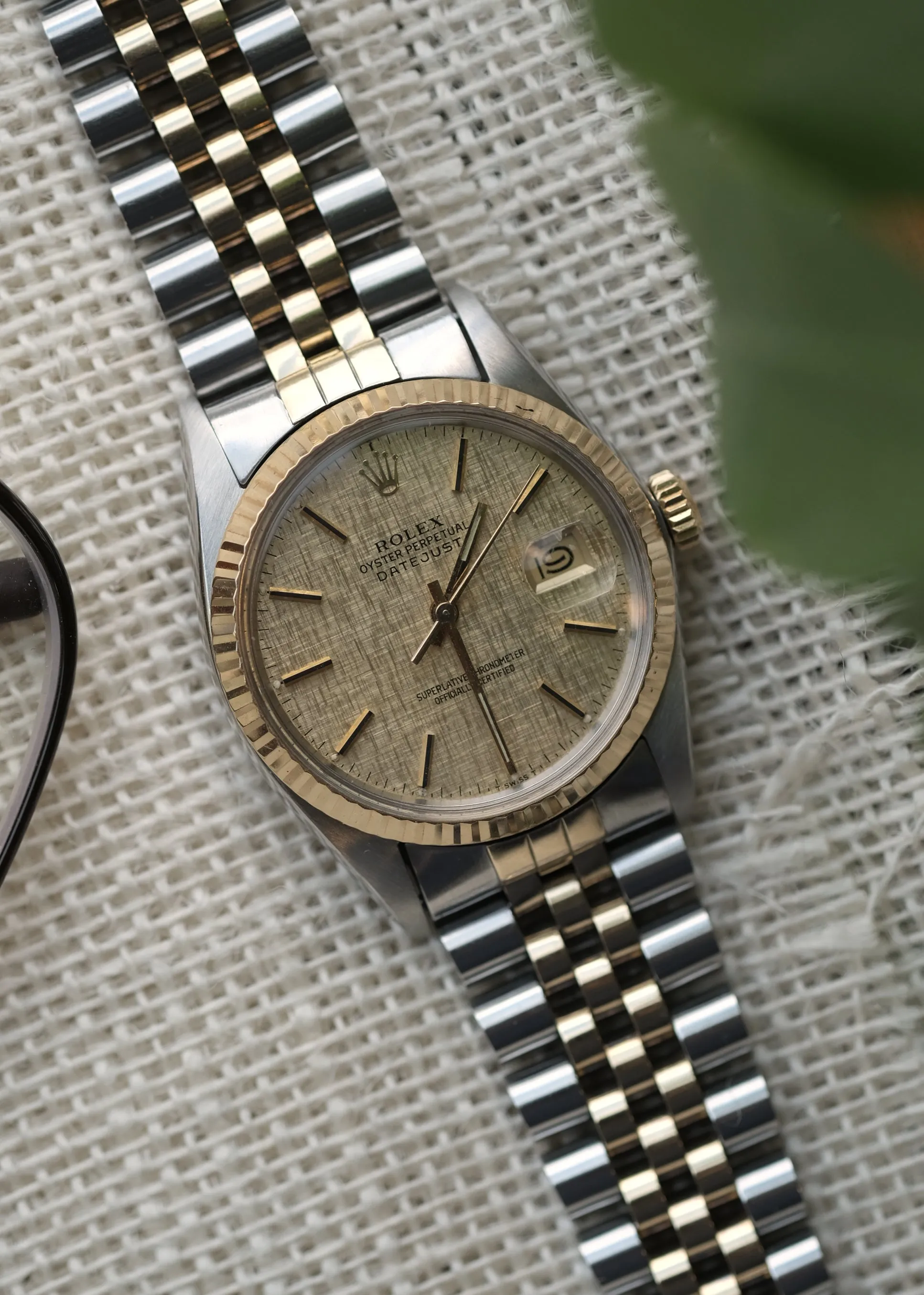 Rolex Datejust 16013 Two-Tone Linen - 1987