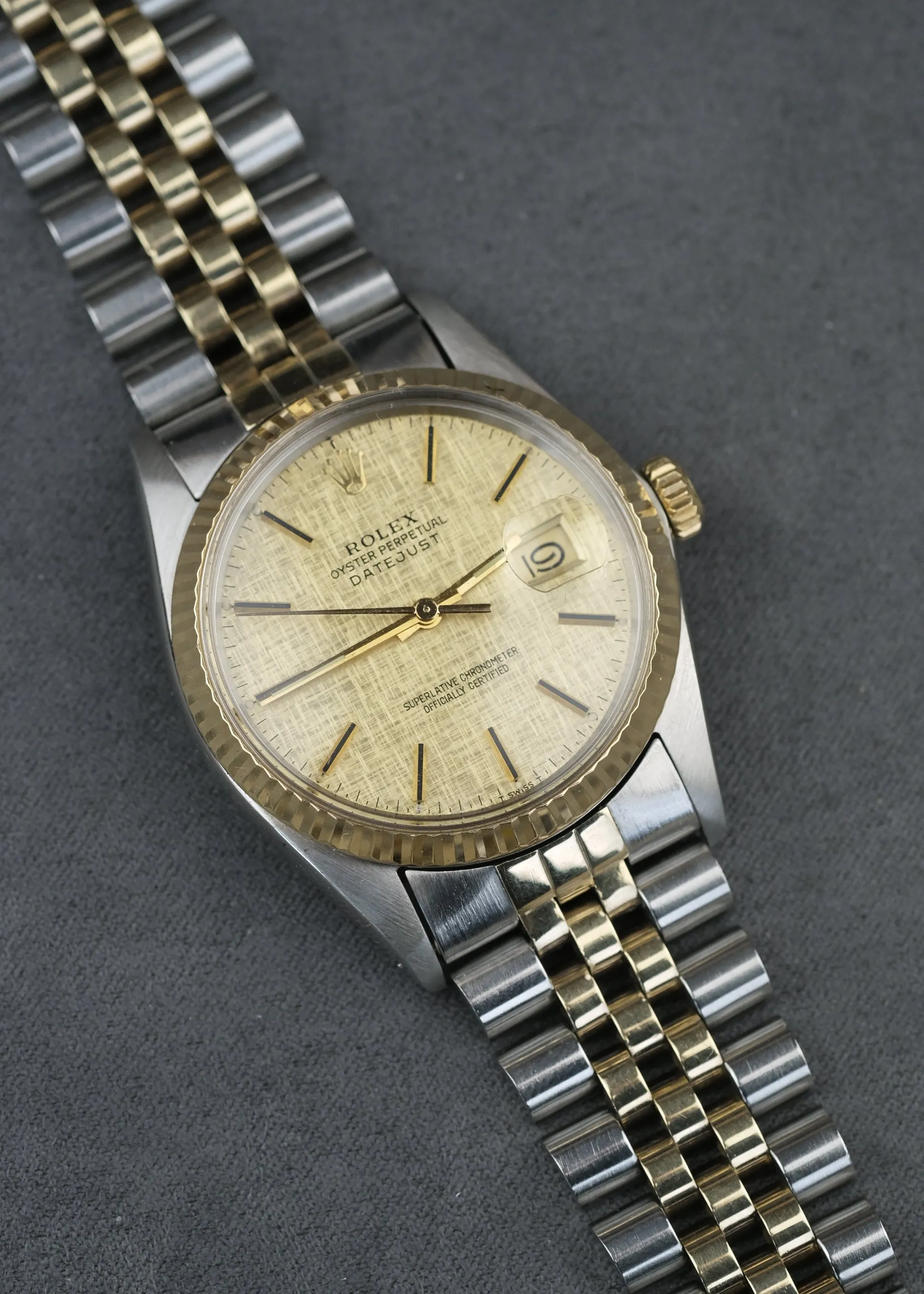 Rolex Datejust 16013 Two-Tone Linen - 1987