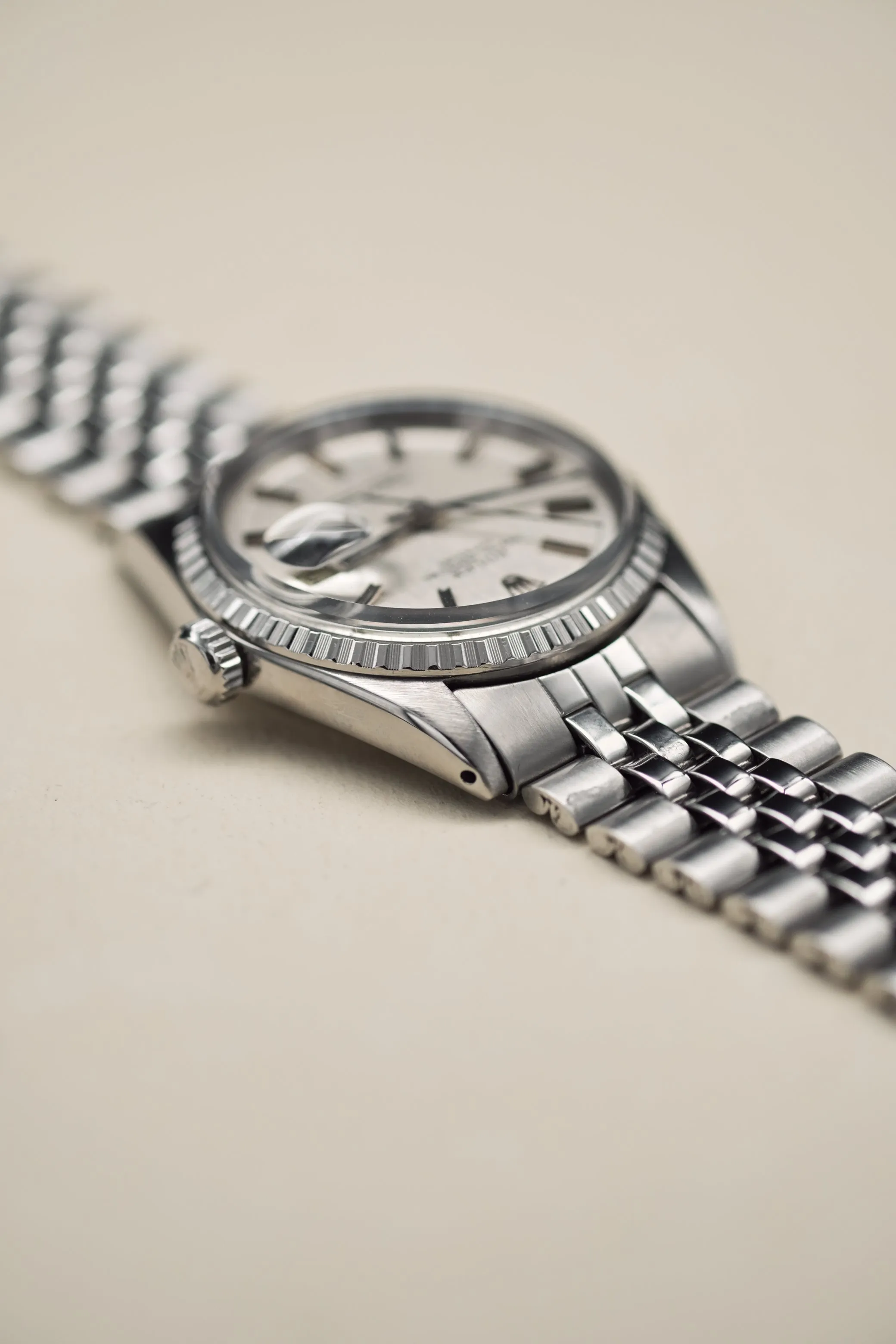 Rolex Datejust 1603 Sigma Vertical Brushed Dial w/Papers - 1972