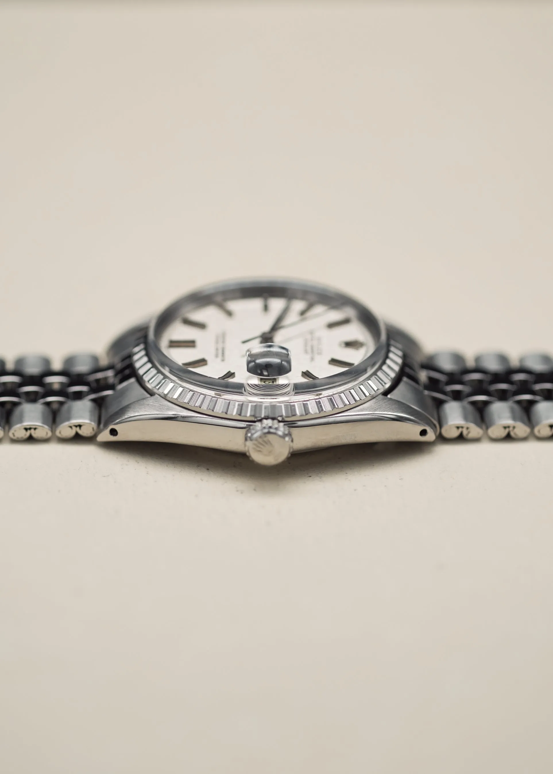 Rolex Datejust 1603 Sigma Vertical Brushed Dial w/Papers - 1972