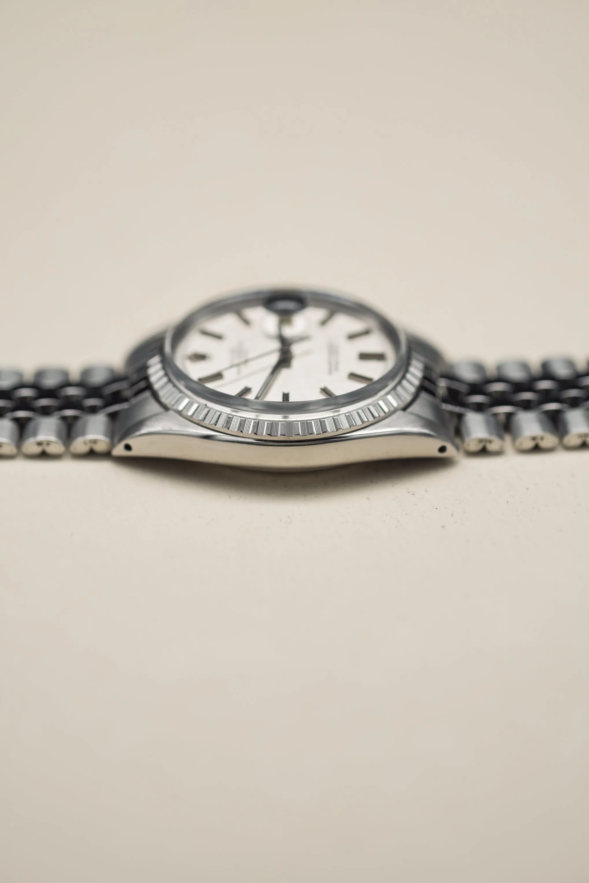 Rolex Datejust 1603 Sigma Vertical Brushed Dial w/Papers - 1972