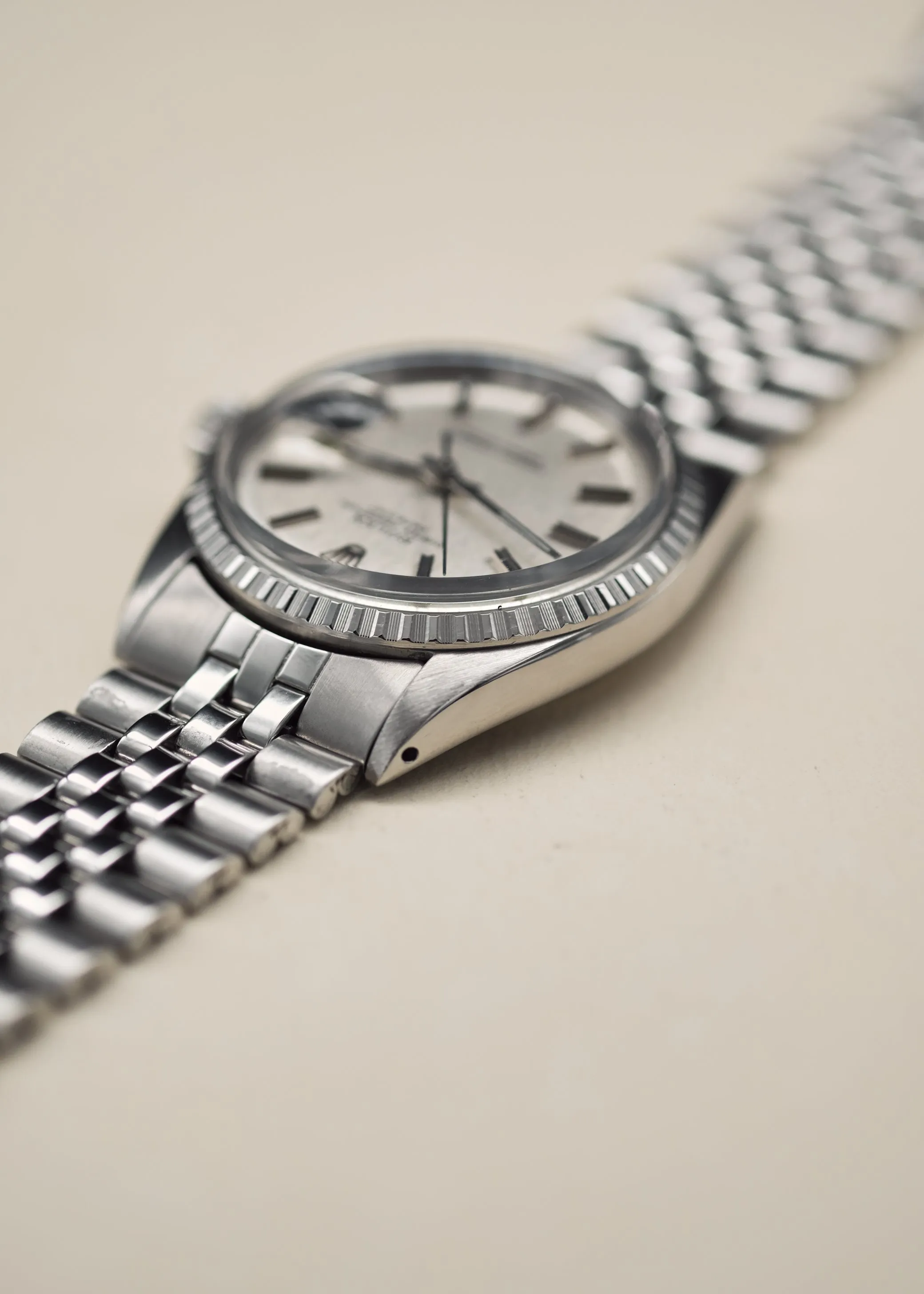 Rolex Datejust 1603 Sigma Vertical Brushed Dial w/Papers - 1972