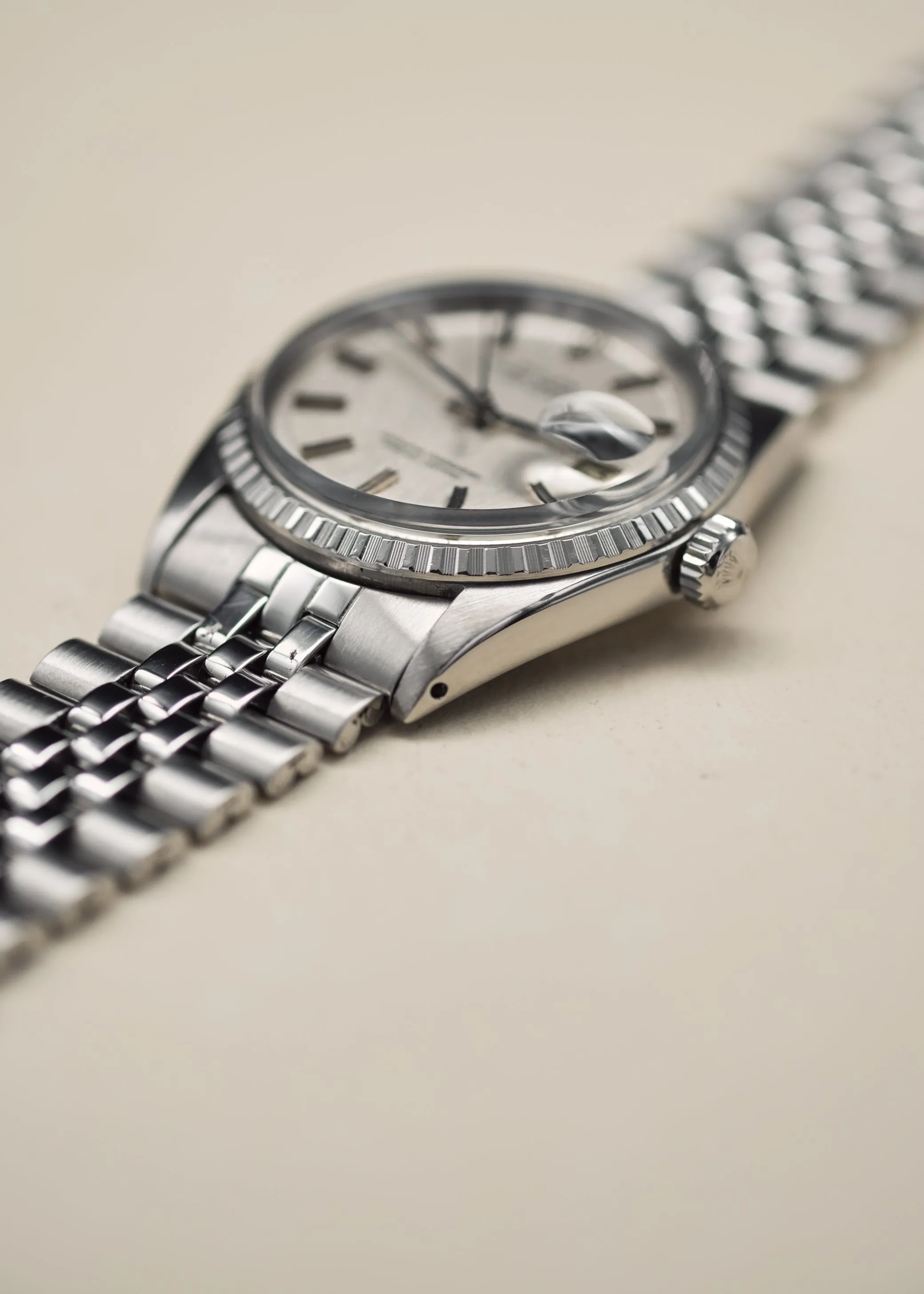 Rolex Datejust 1603 Sigma Vertical Brushed Dial w/Papers - 1972