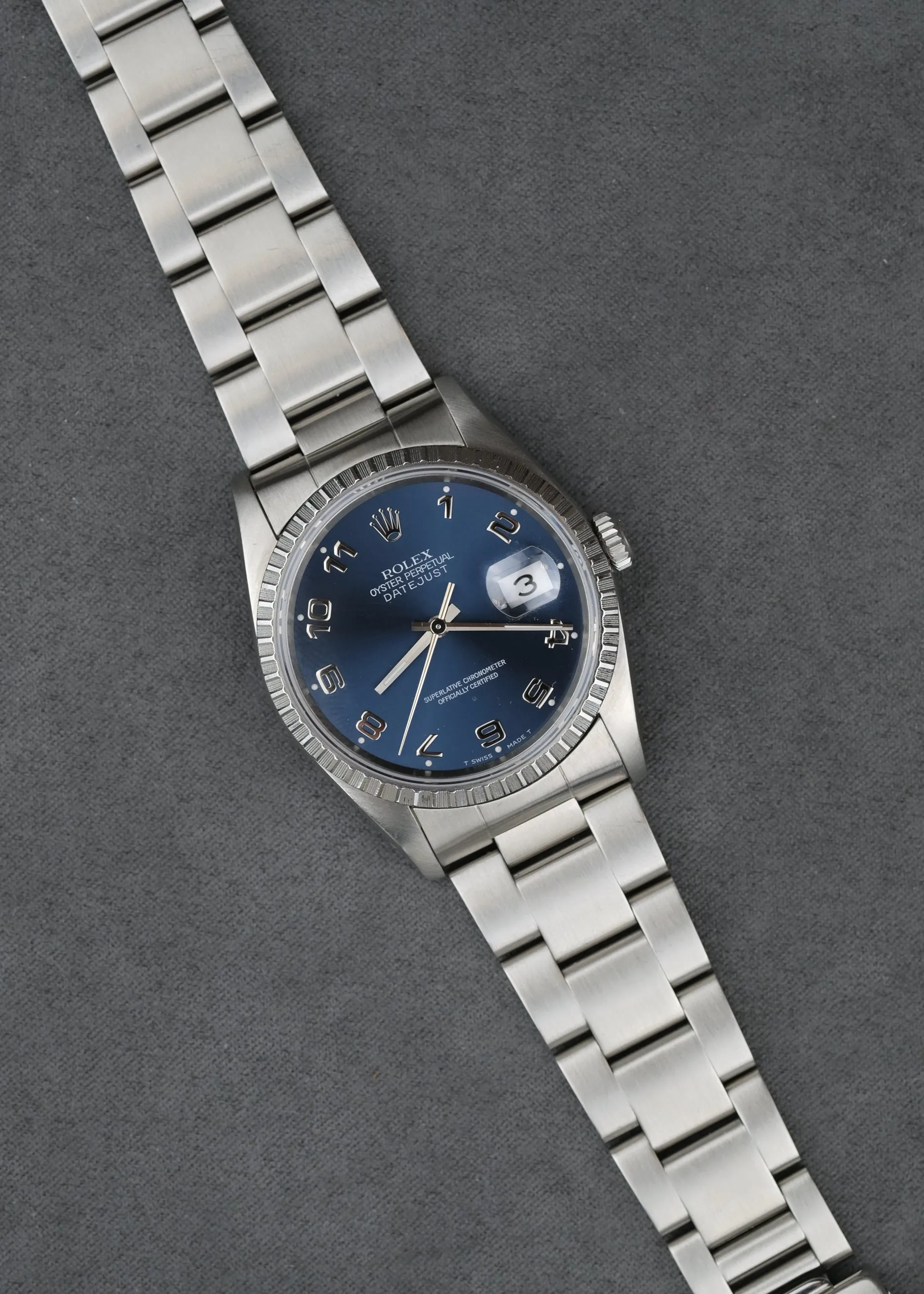 Rolex Datejust 16220 Blue Numeral - 1991