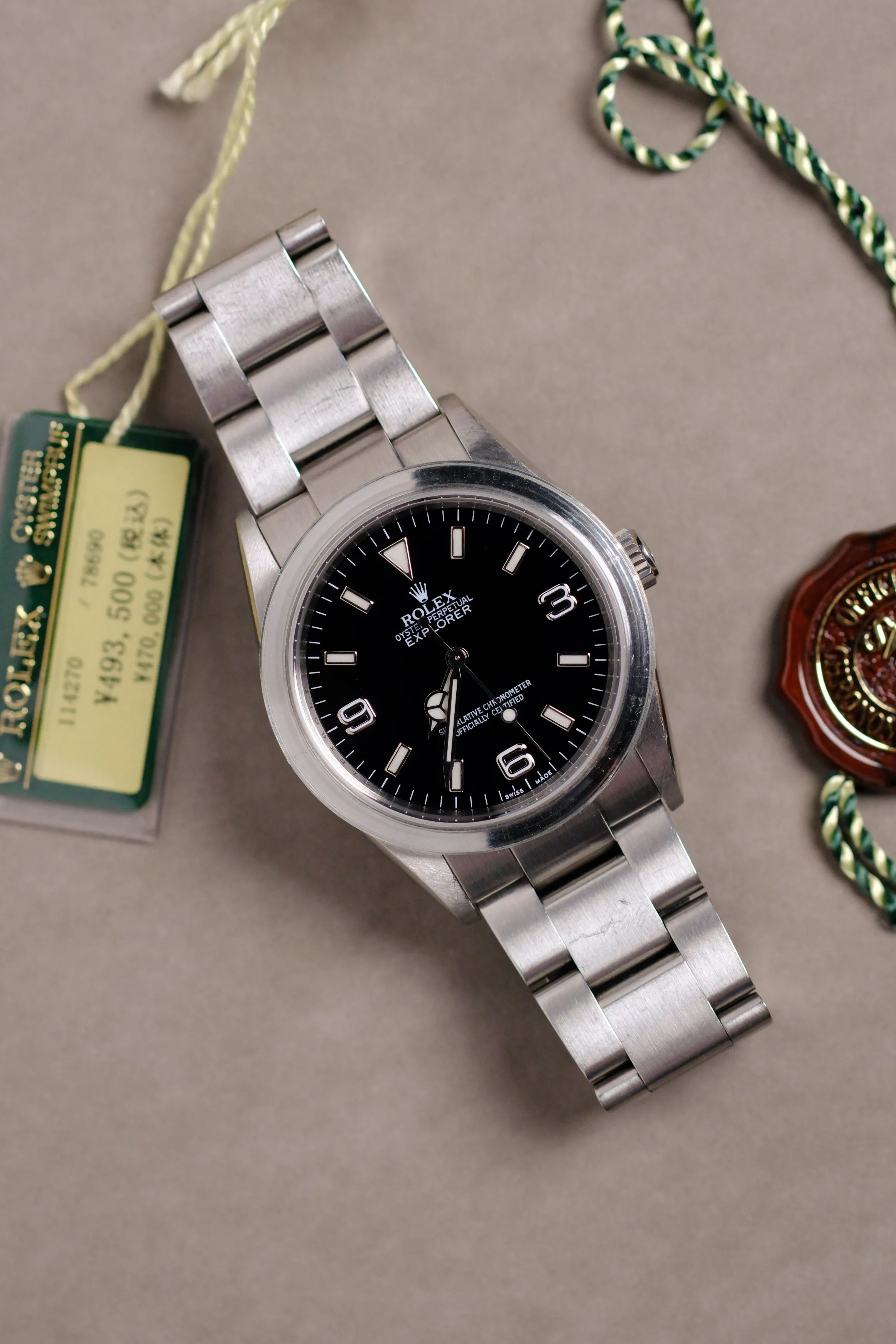 Rolex Explorer i 114270 'Engraved Rehaut' - 2008/9