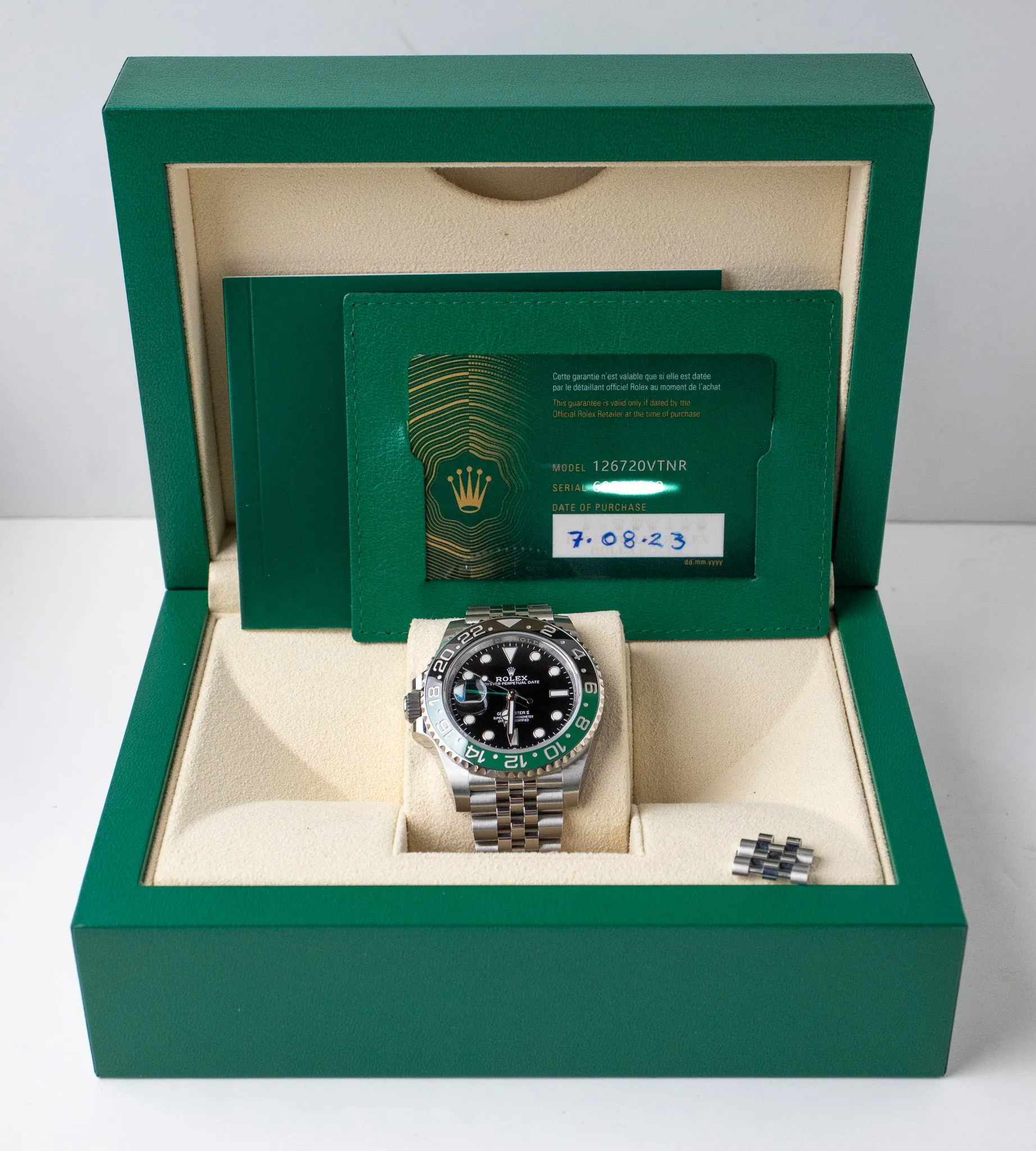 Rolex GMT-Master II 'Sprite' 126720VTNR Jubilee
