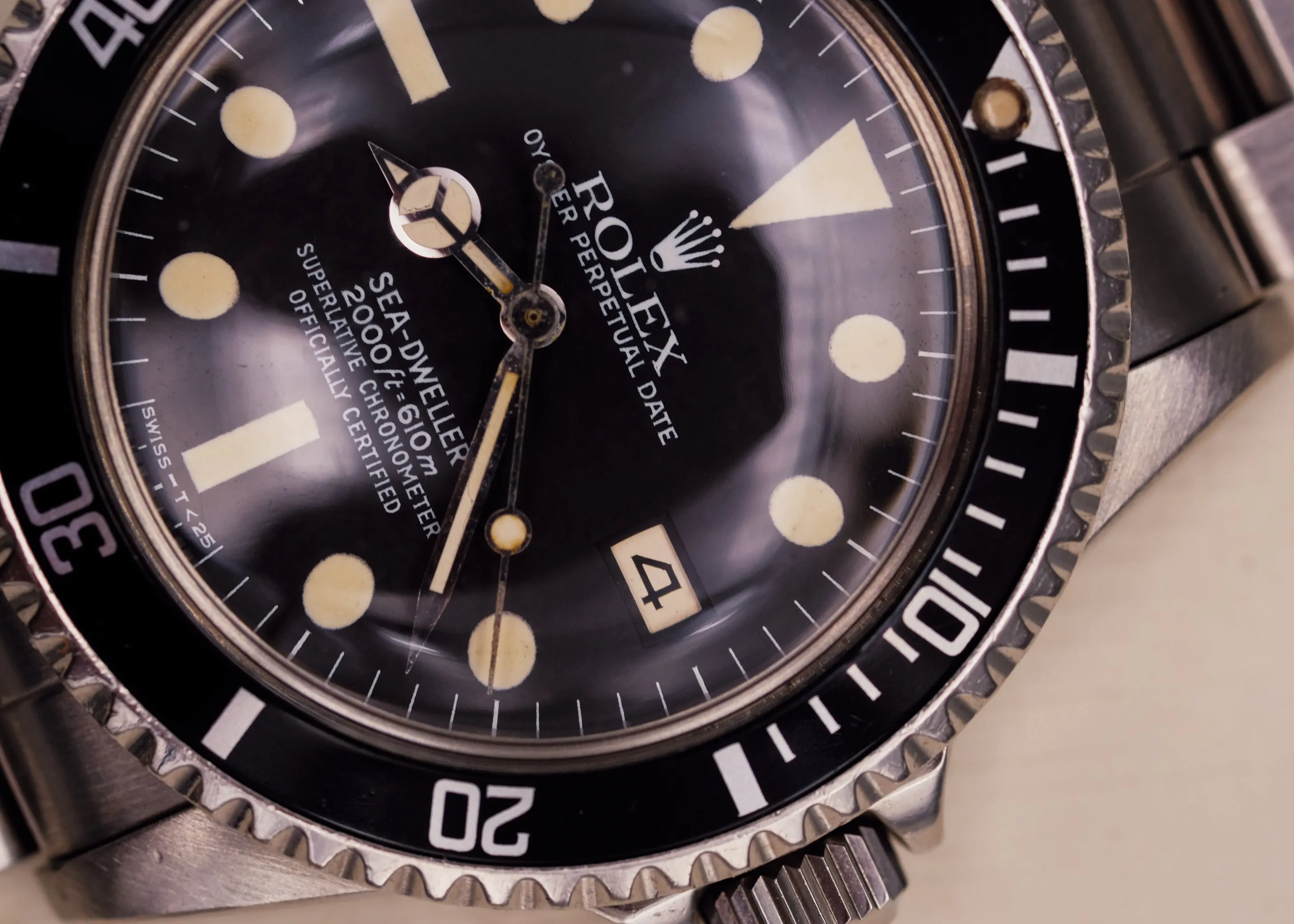 Rolex Sea Dweller 1665 MK3 Dial Box & Papers - 1981