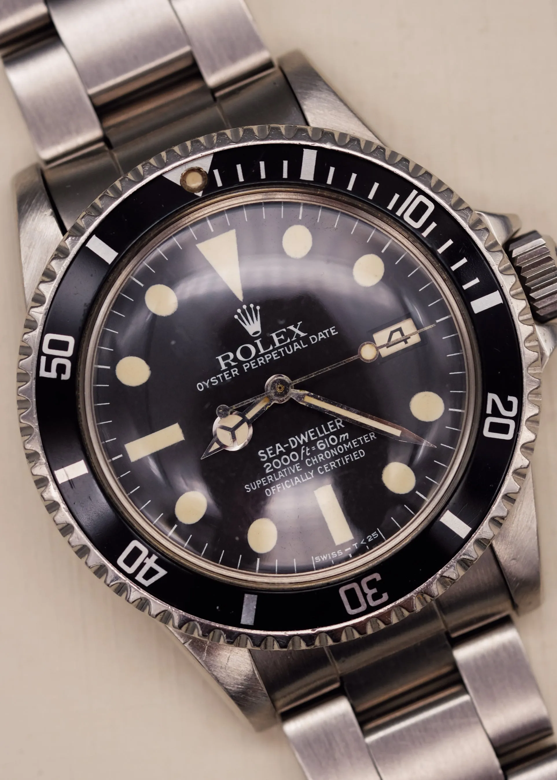 Rolex Sea Dweller 1665 MK3 Dial Box & Papers - 1981