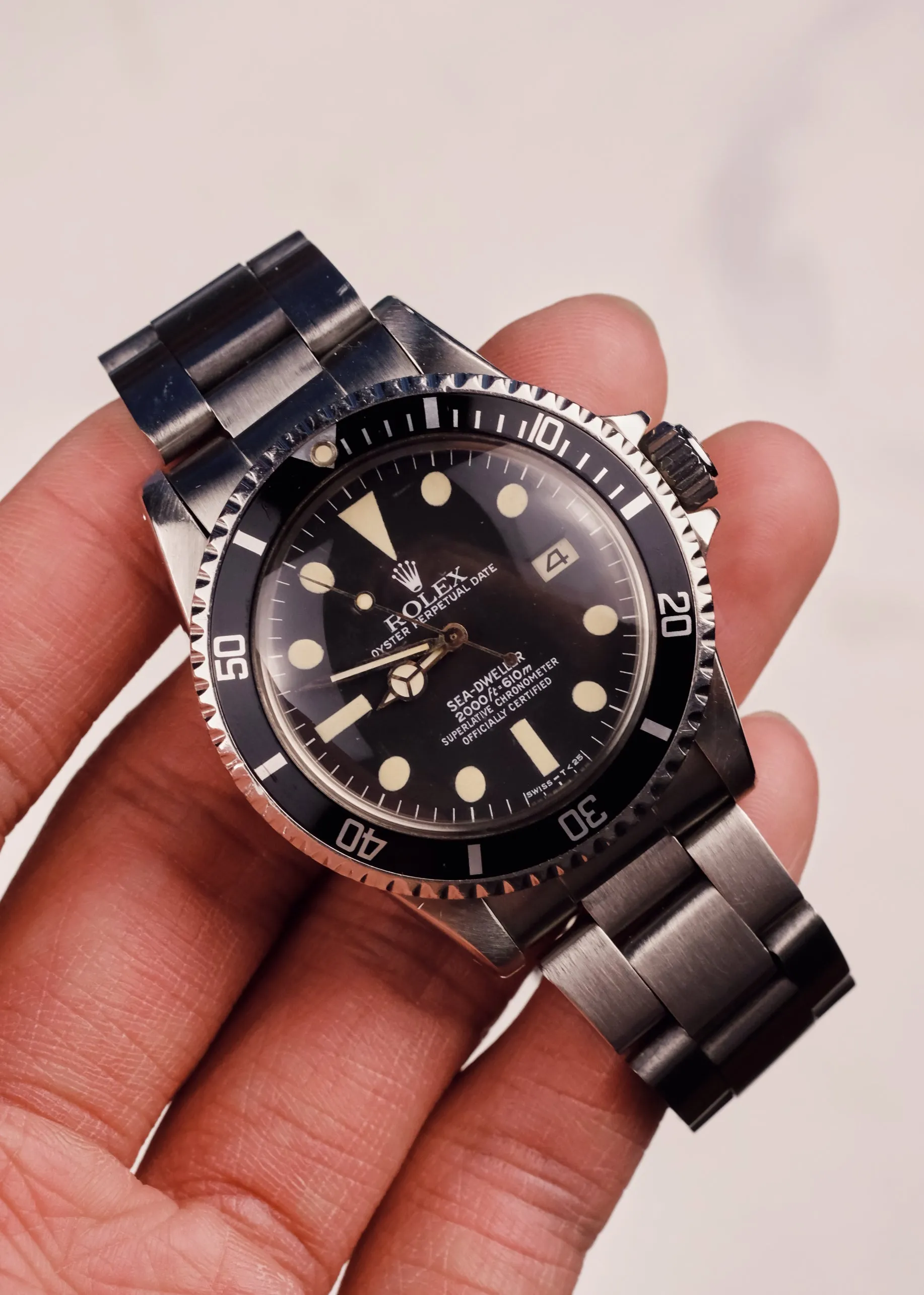 Rolex Sea Dweller 1665 MK3 Dial Box & Papers - 1981