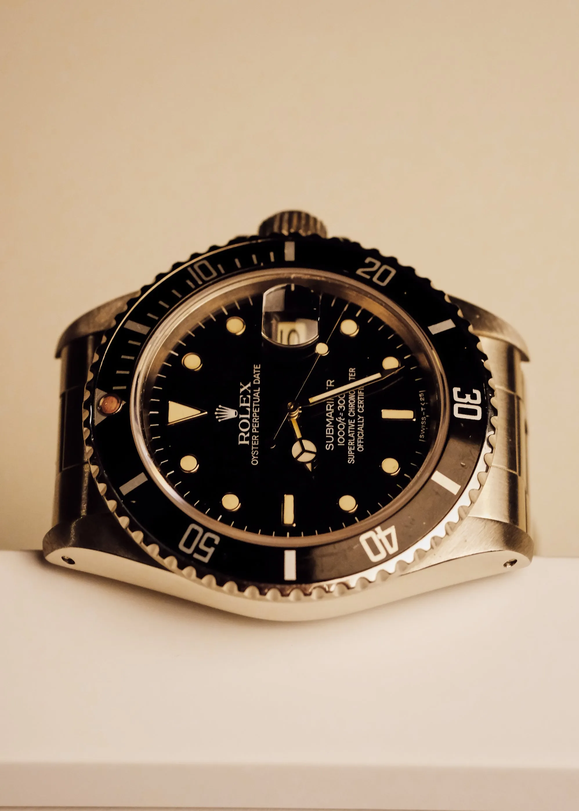 Rolex Submariner 16800 Creamy Tropical Patina Dial - 1986