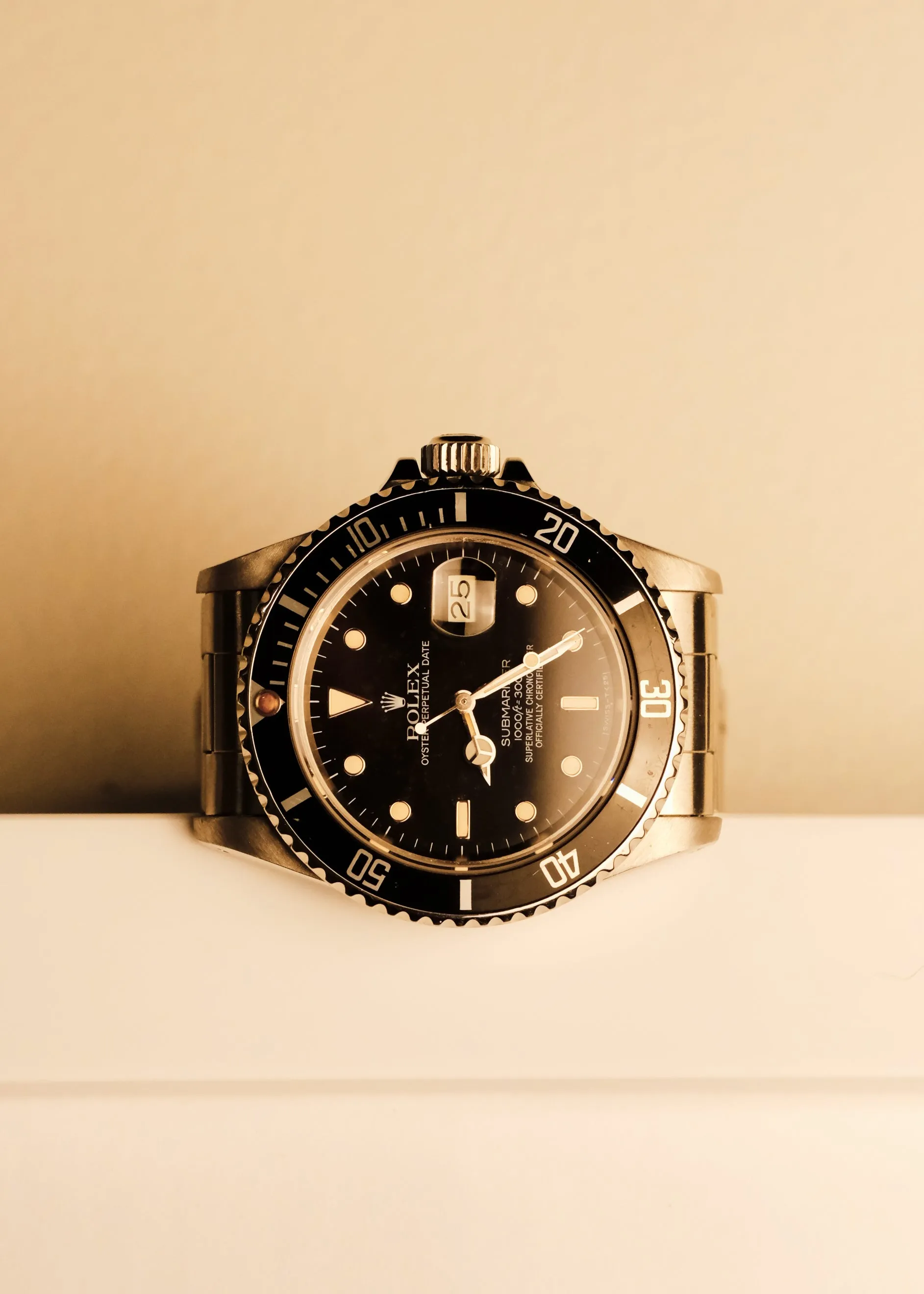 Rolex Submariner 16800 Creamy Tropical Patina Dial - 1986