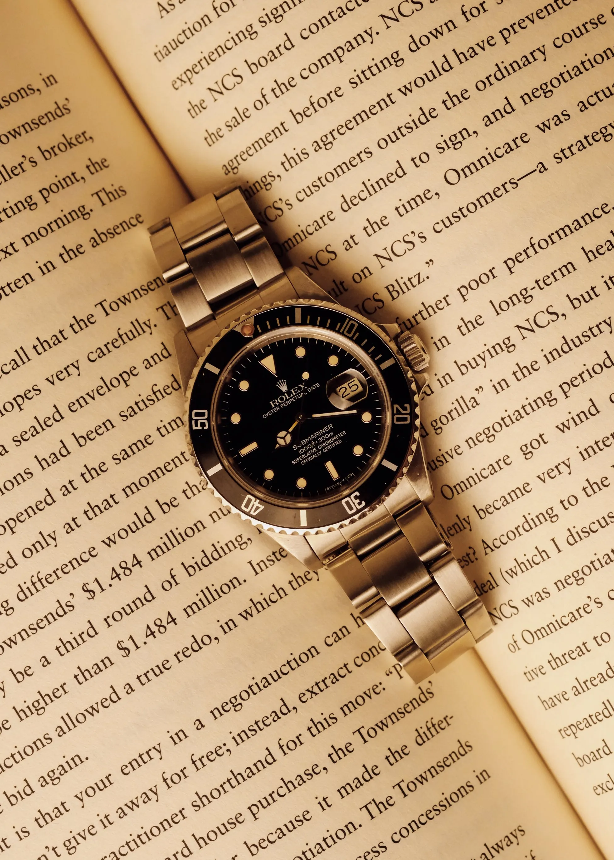 Rolex Submariner 16800 Creamy Tropical Patina Dial - 1986
