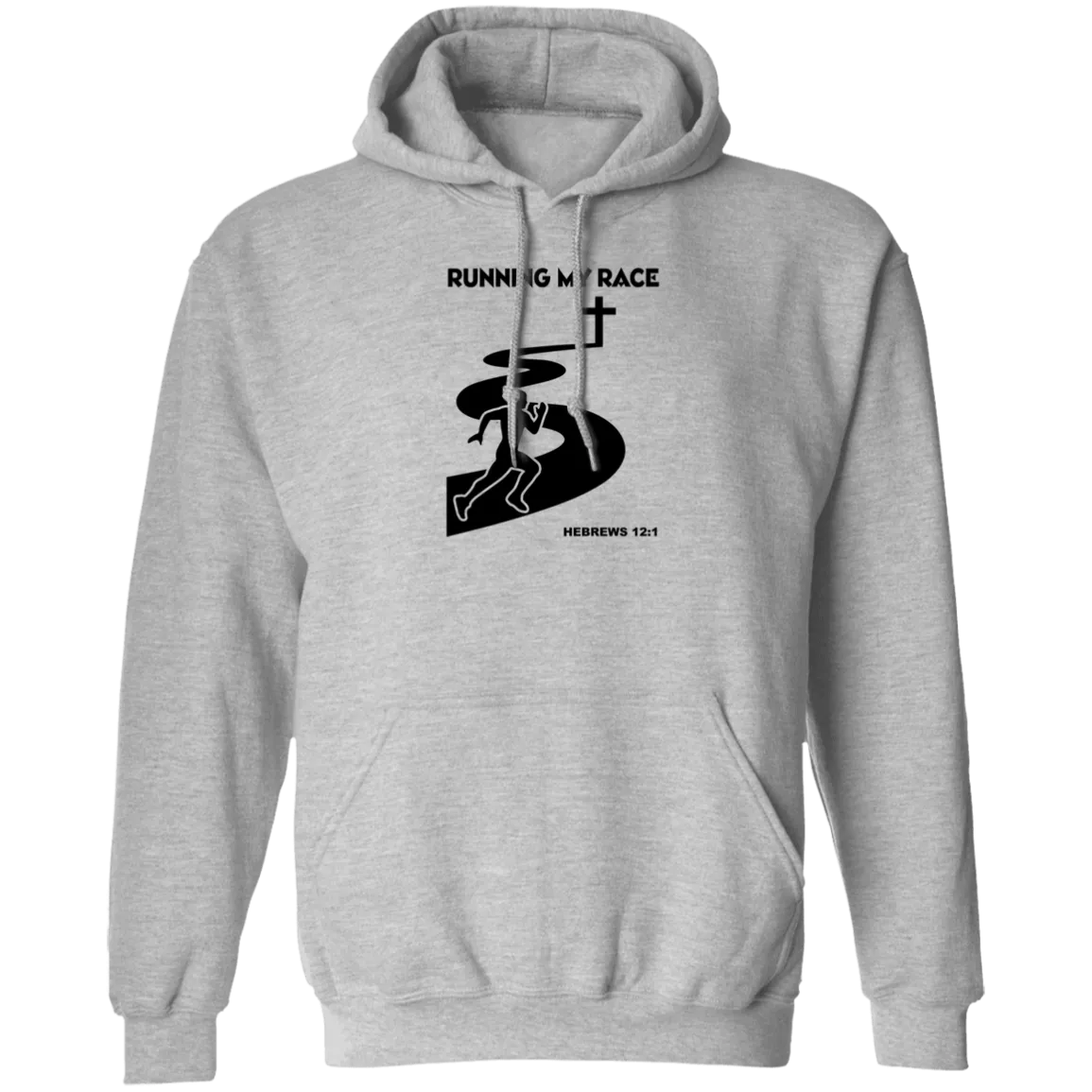 Running My Race Men’s Pullover Hoodie