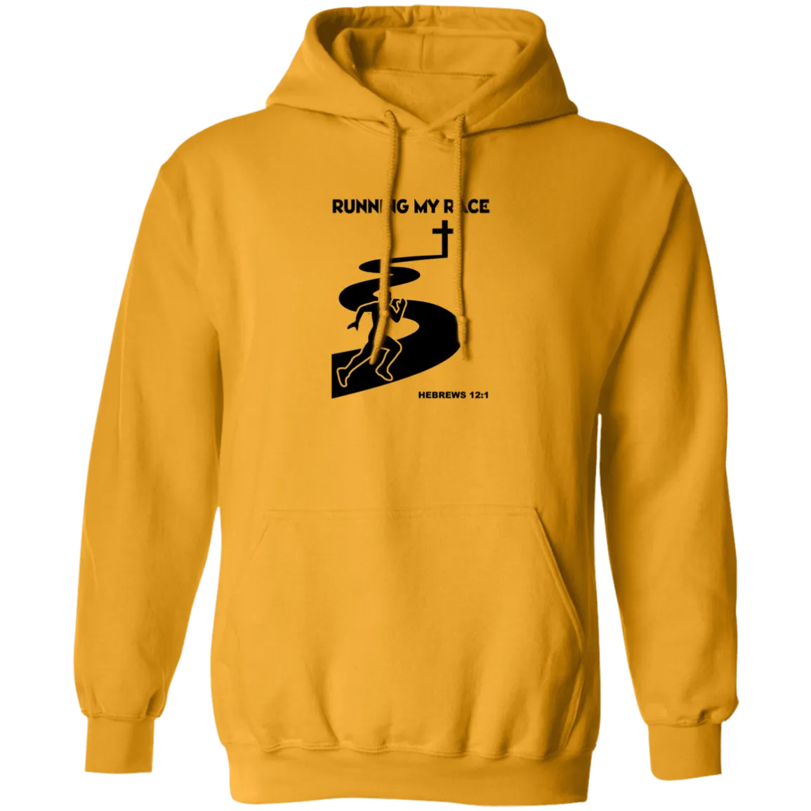 Running My Race Men’s Pullover Hoodie