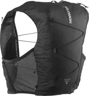 Salomon Active Skin 8 (No Flasks) Running Backpack - Black