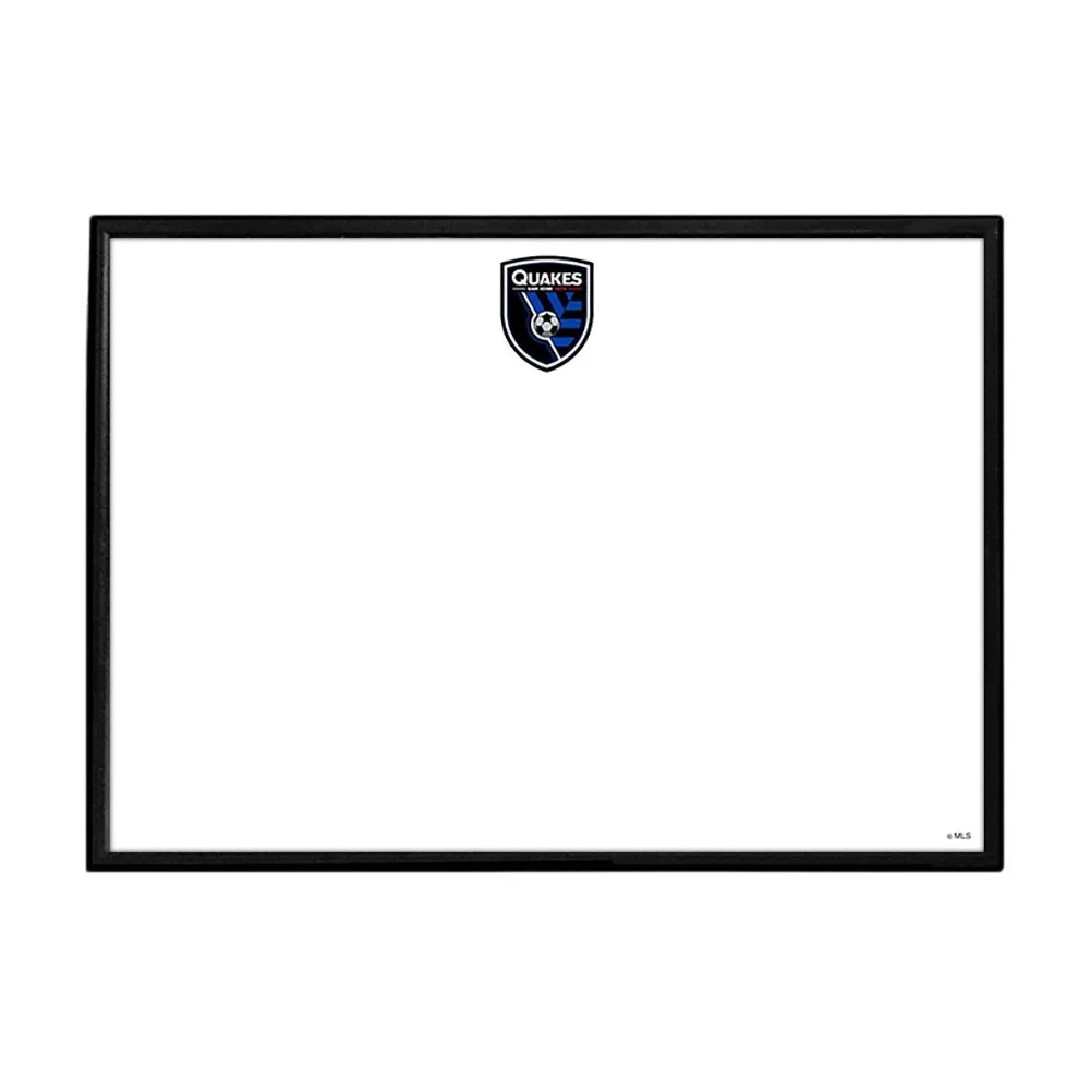 San Jose Earthquakes: Framed Dry Erase Board