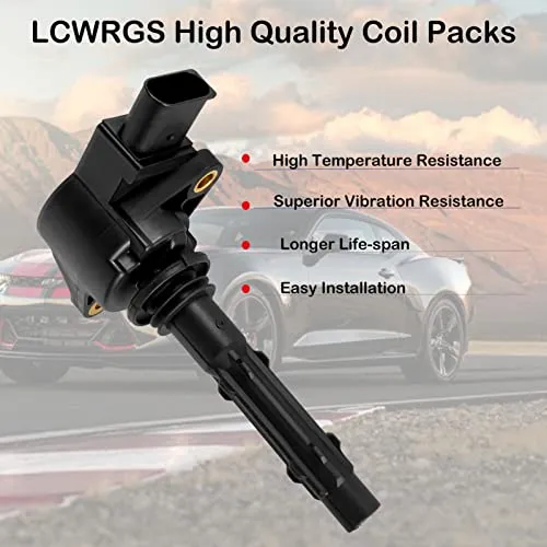 Set of 6 Ignition Coil Pack Fits for 3.5L V6 Mercedes Benz E350 ML350 GLK350 R350 ML450 S400 C230 C280 C300 C350 CLK350 SLK280 SLK300 SLK350 2006 2007 2008 2009 2010 2011 2012 2013 Replaces# UF535