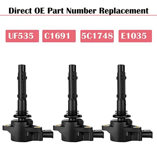 Set of 6 Ignition Coil Pack Fits for 3.5L V6 Mercedes Benz E350 ML350 GLK350 R350 ML450 S400 C230 C280 C300 C350 CLK350 SLK280 SLK300 SLK350 2006 2007 2008 2009 2010 2011 2012 2013 Replaces# UF535