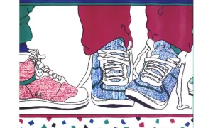 Shoes B2042ea Wallpaper Border