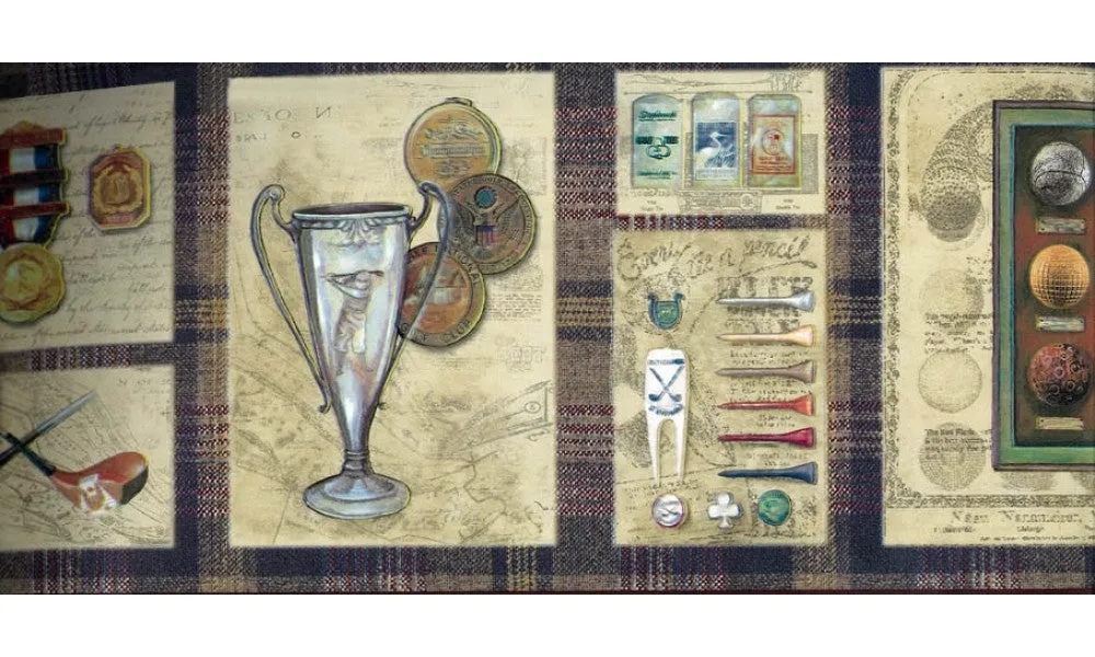 Silver Sports LL65151 Wallpaper Border