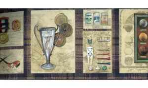 Silver Sports LL65151 Wallpaper Border