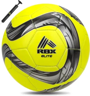 Size 5 Soccer Ball: 32-Panel with Pump, Rubber Bladder, High-Contrast Graphics Adults & Kids