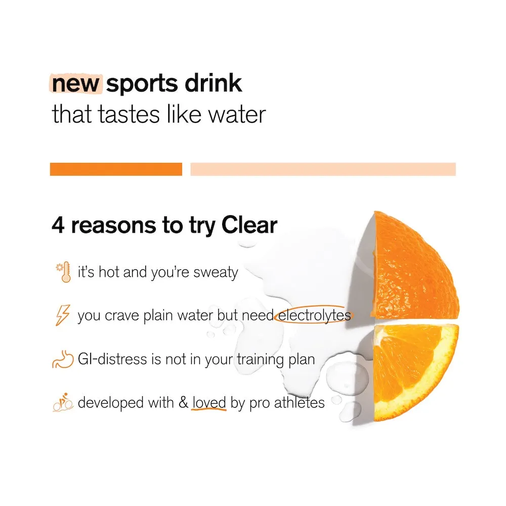 Skratch Labs Clear Hydration Drink Mix - 16 Servings - Hint of Orange