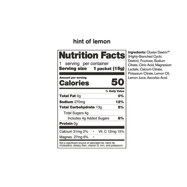 Skratch Labs Clear Hydration Drink Mix - Hint of Lemon (Single Serving)