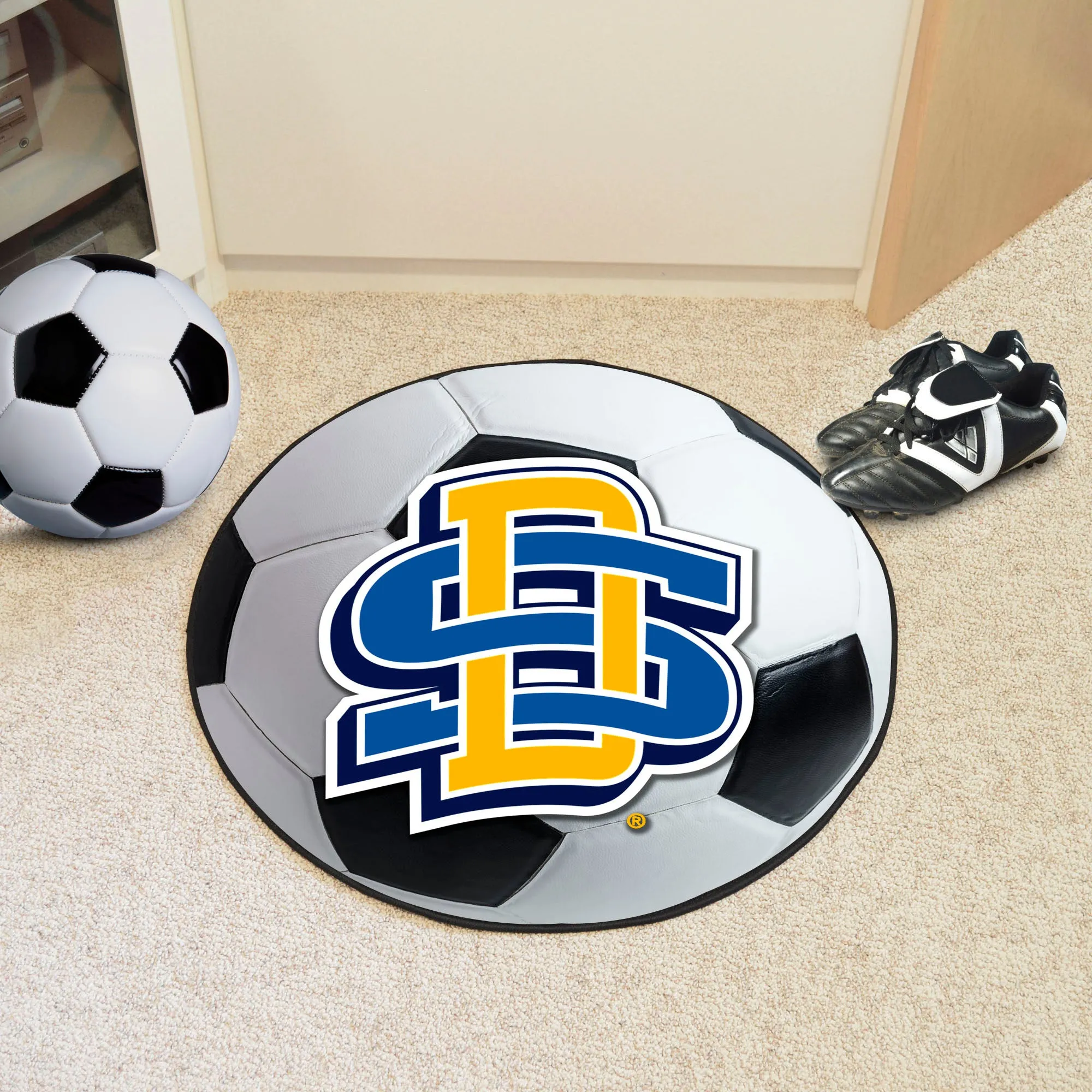 South Dakota State University Soccer Ball Mat