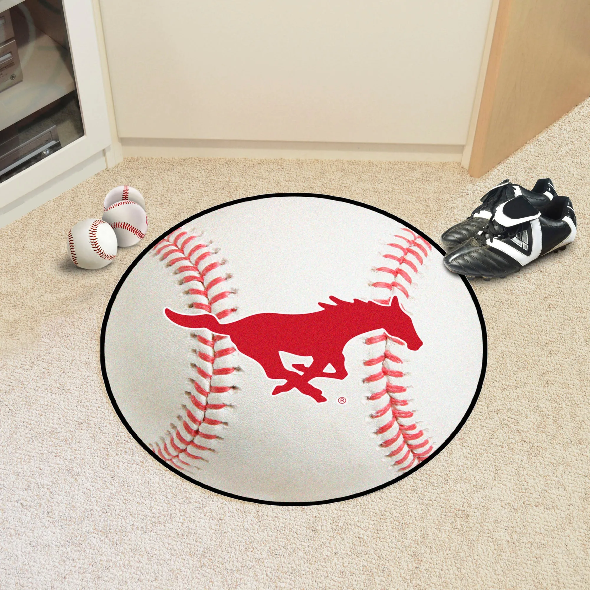 Southern Methodist University Baseball Mat