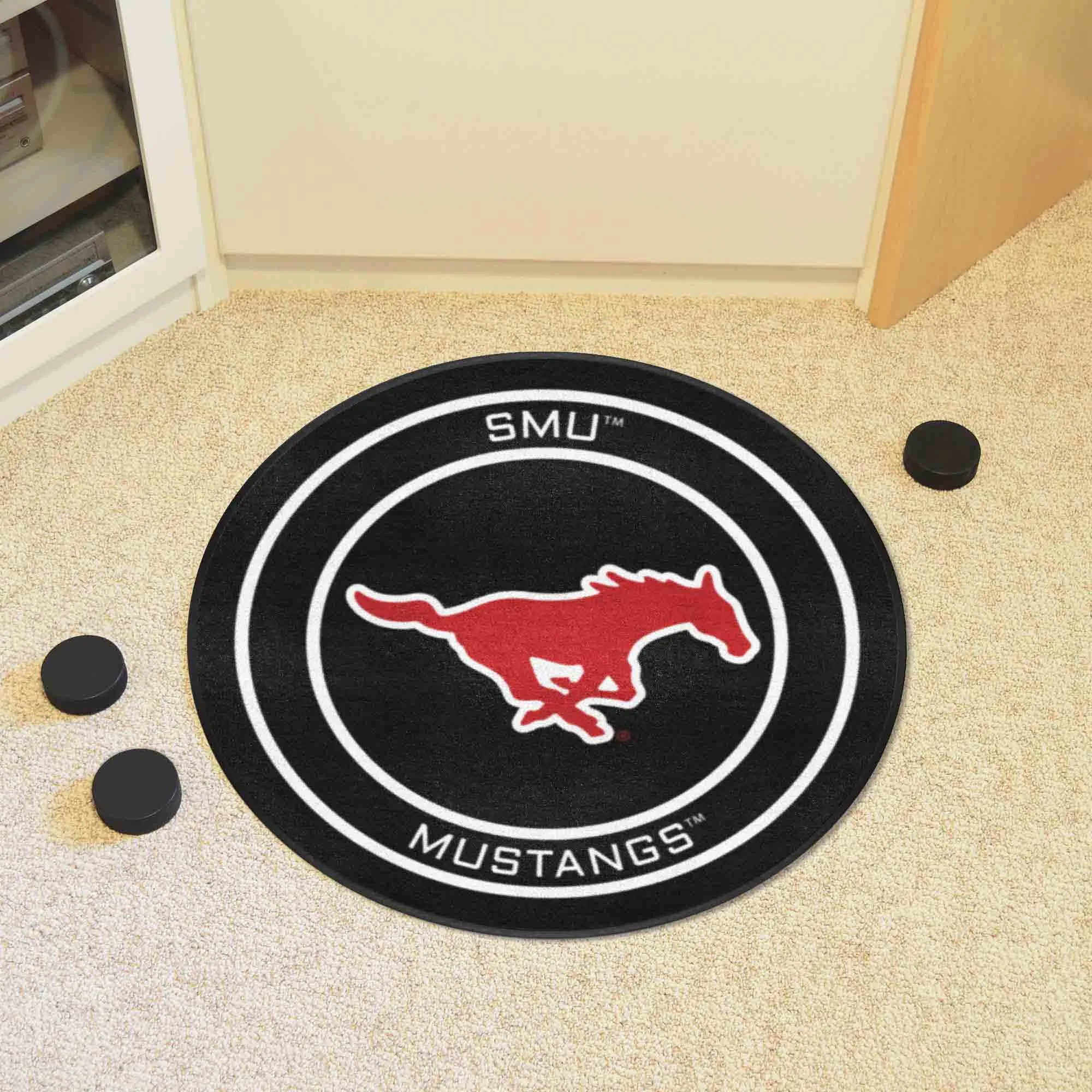 Southern Methodist University Puck Mat
