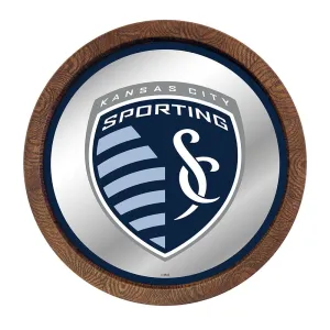 Sporting Kansas City: Barrel Top Framed Mirror Mirrored Wall Sign