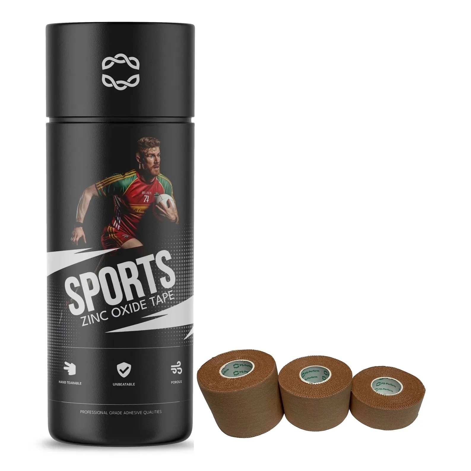 Sports Zinc Oxide Tape - Beige - Tearable