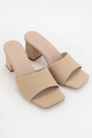 Square Toe Mule Sandal