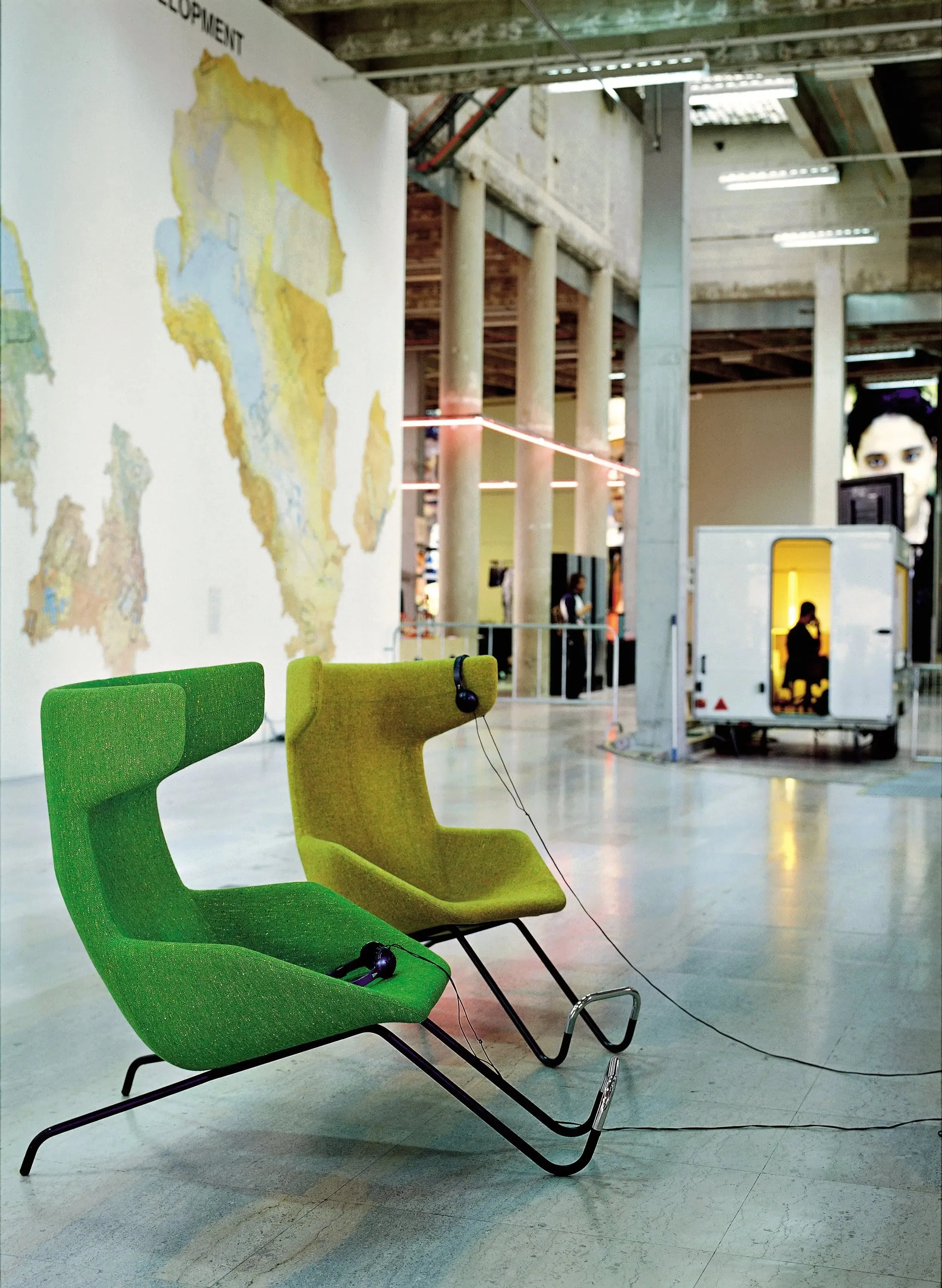Take a Line for a Walk - Swivel Armchair