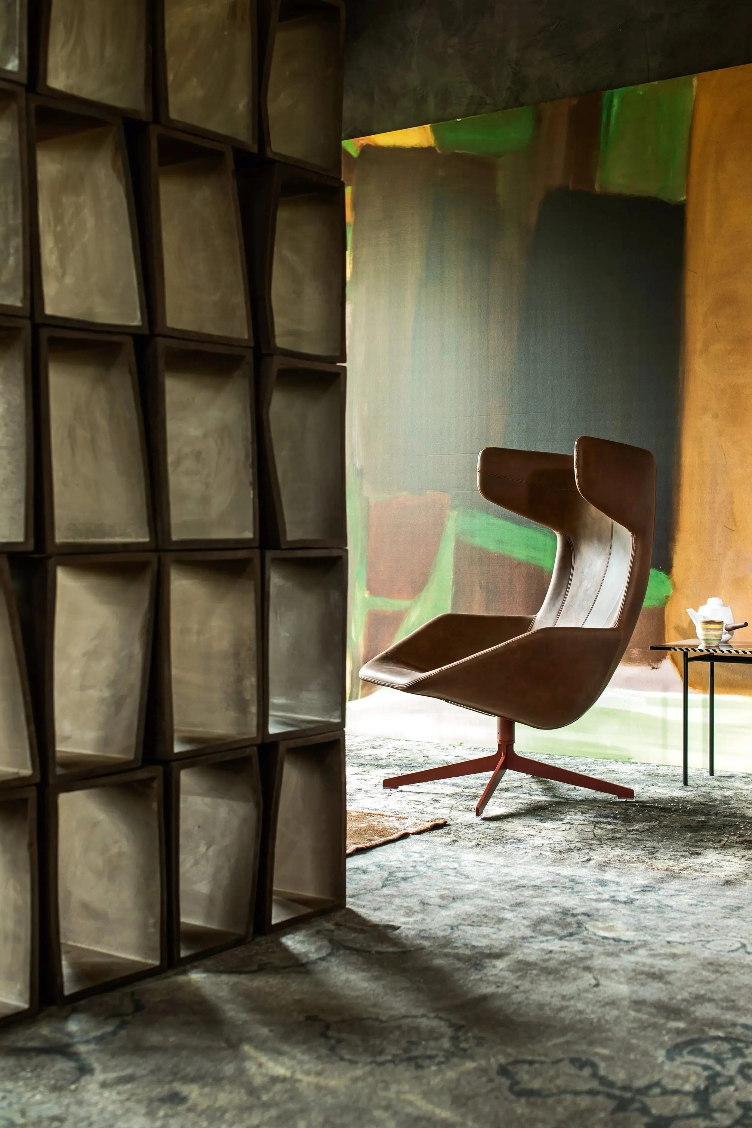 Take a Line for a Walk - Swivel Armchair