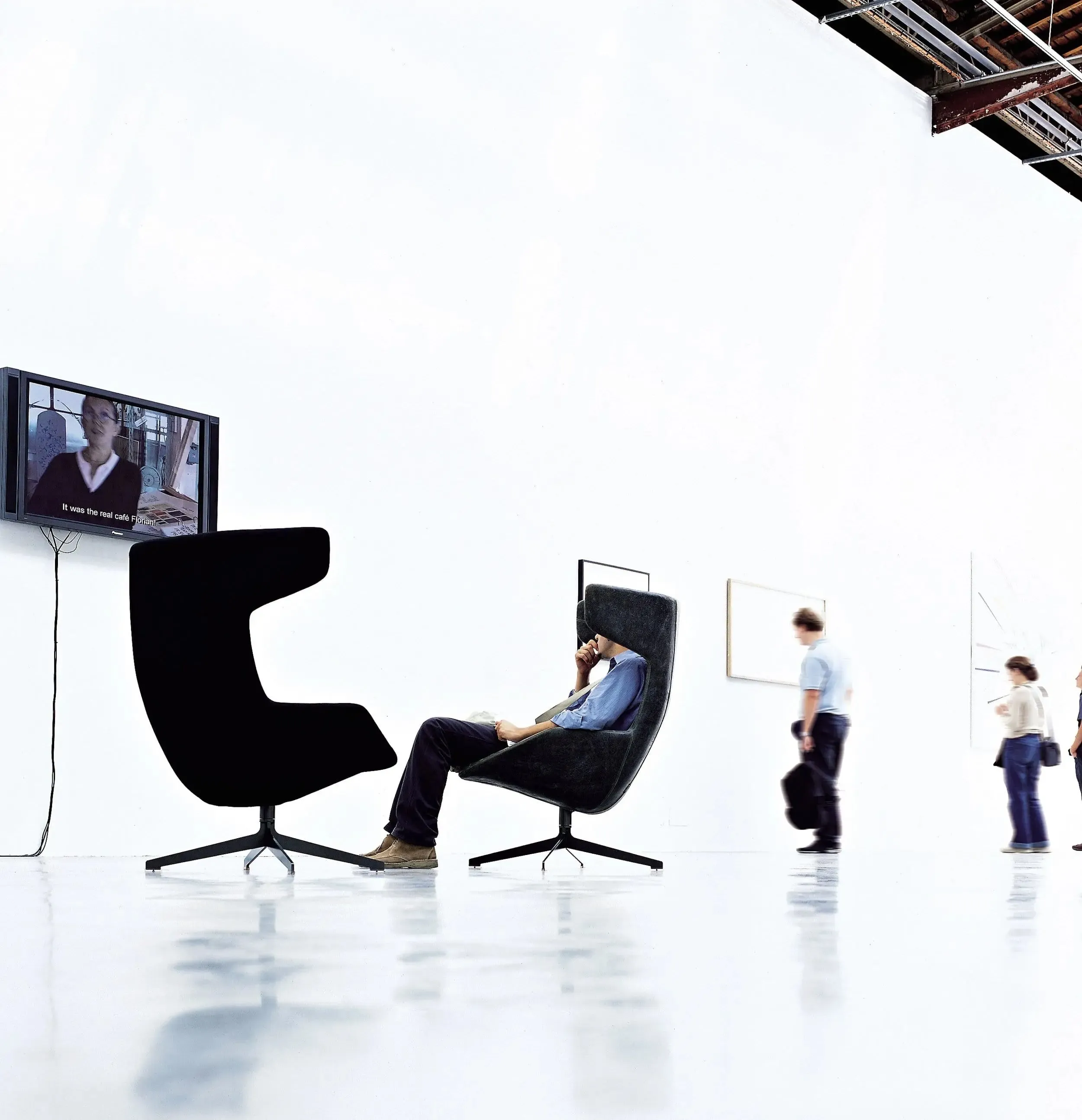 Take a Line for a Walk - Swivel Armchair