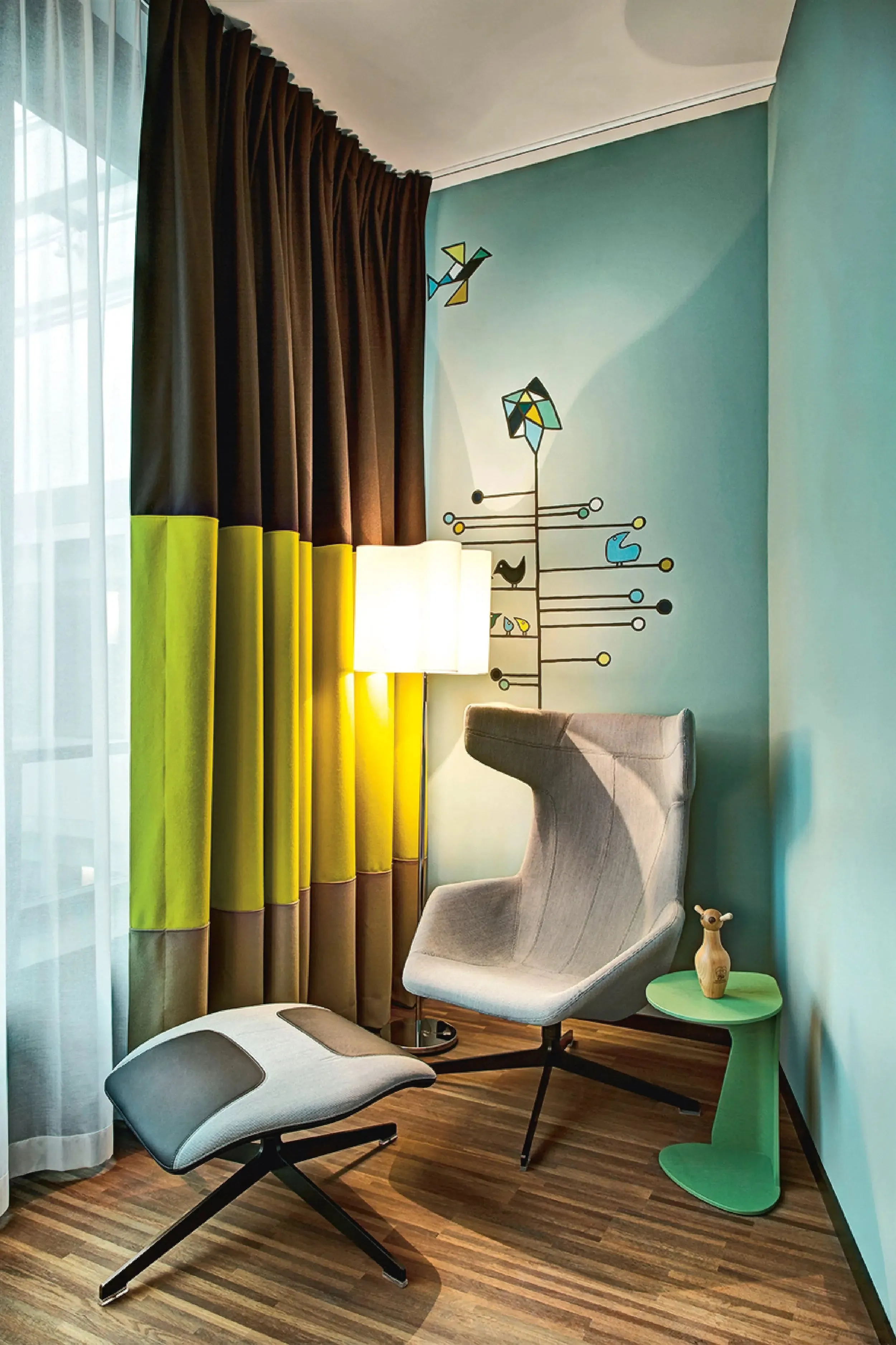 Take a Line for a Walk - Swivel Armchair