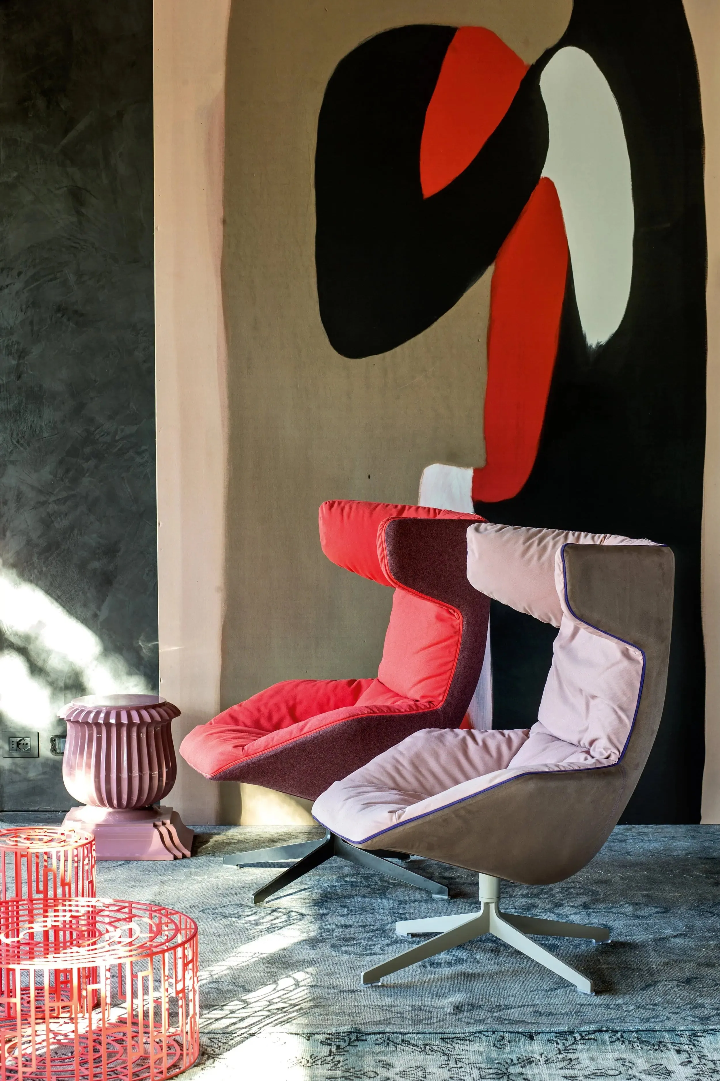 Take a Line for a Walk - Swivel Armchair