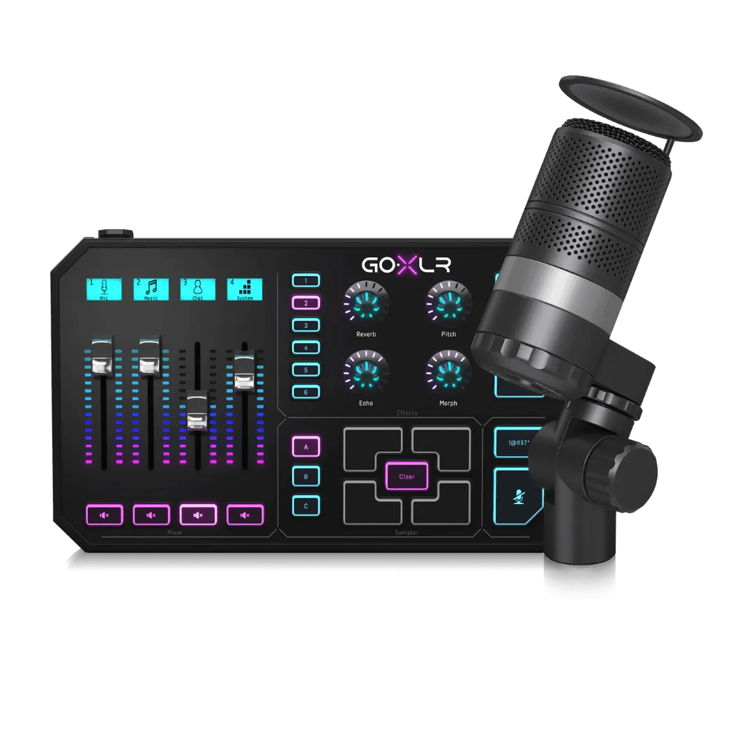 TC Helicon GOXLR Streaming Mixer   MIC Bundle