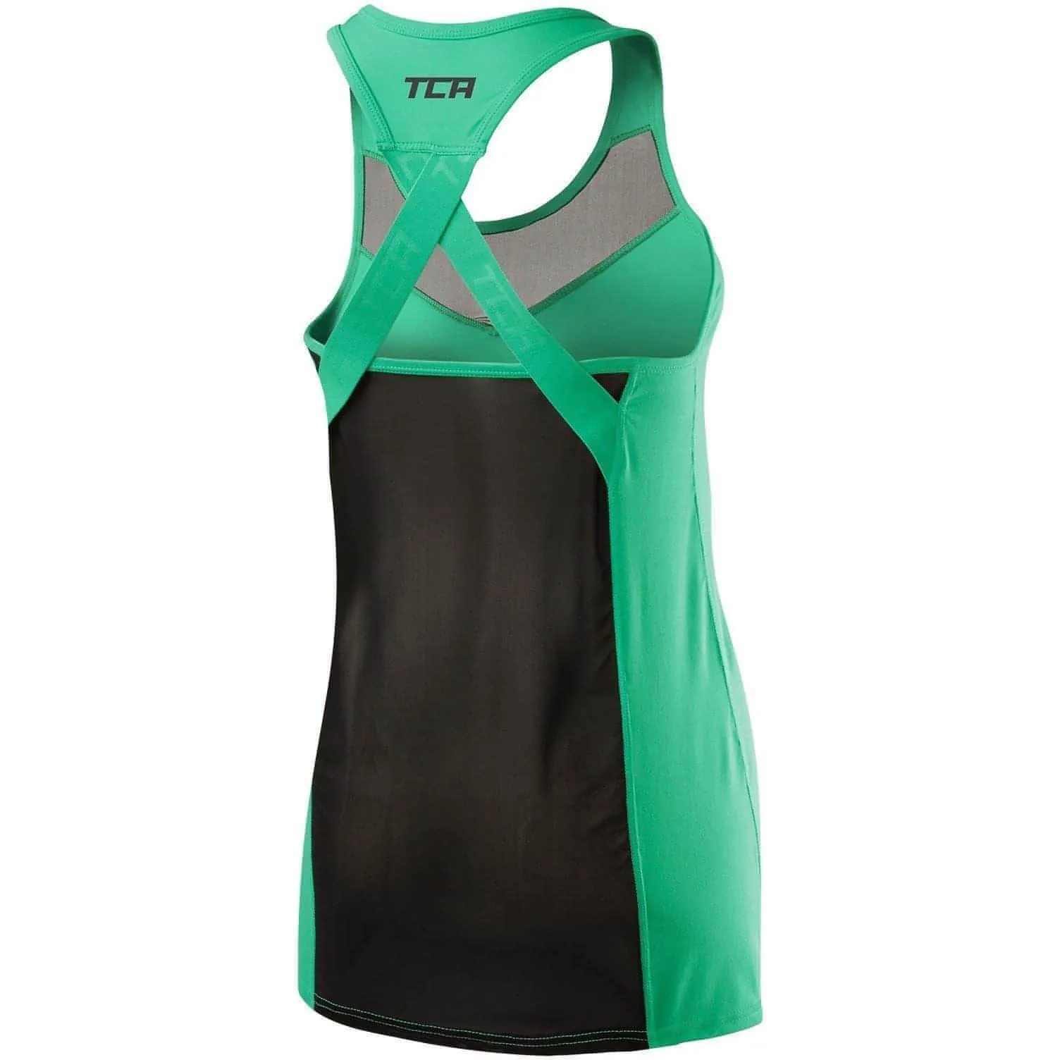 TCA MeshLuxe Womens Running Vest - Green