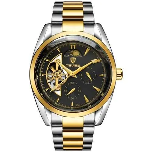 TEVISE Business Styele Mechanical Watch Elegant Fine Steel Fashion Men Wrist Watch 795A