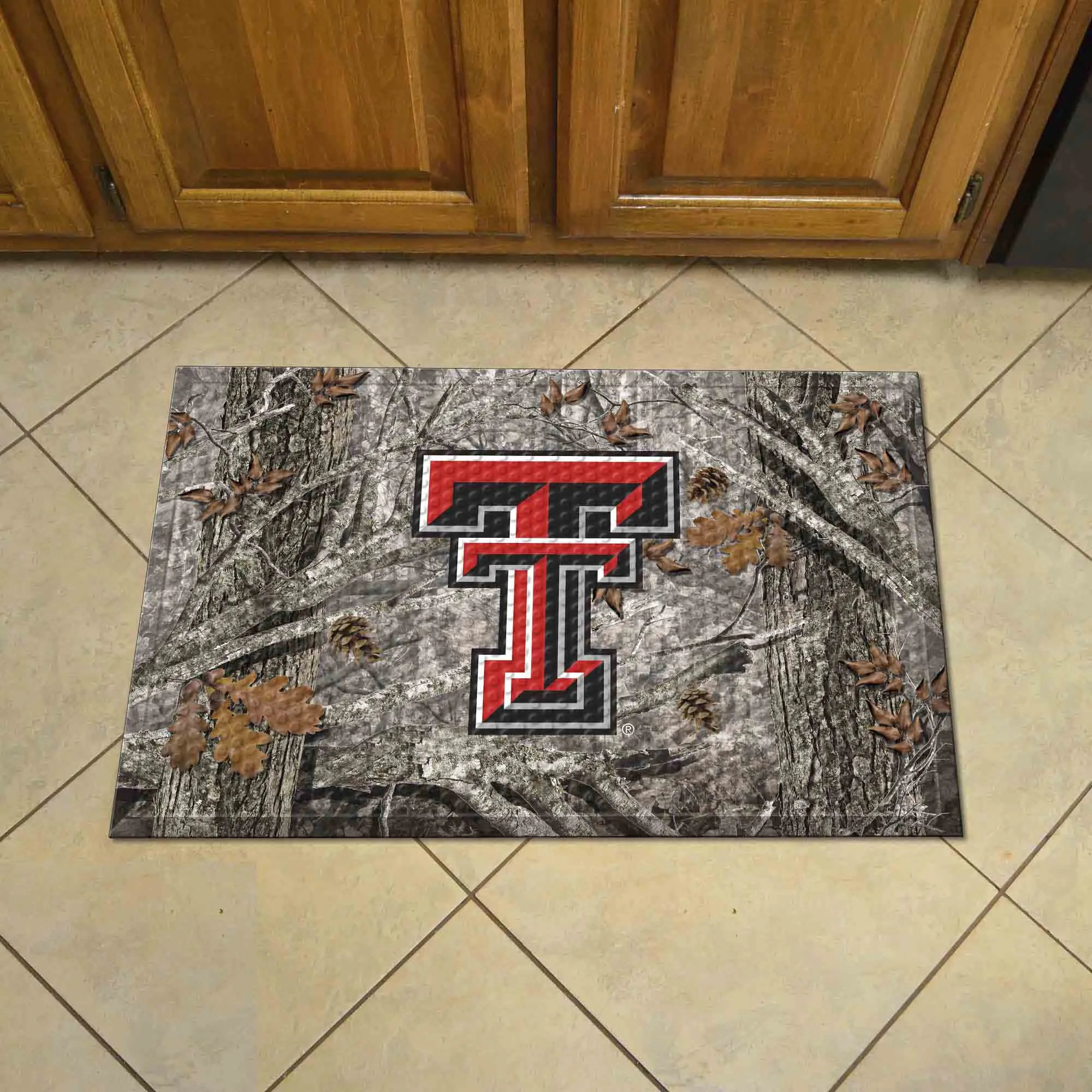Texas Tech University Camo Scraper Mat