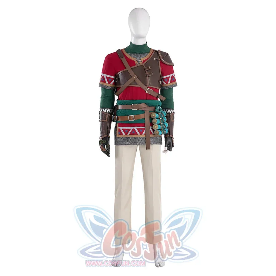 The Legend of Zelda: Tears of the Kingdom Link Hylian Armor Cosplay Costume C09137