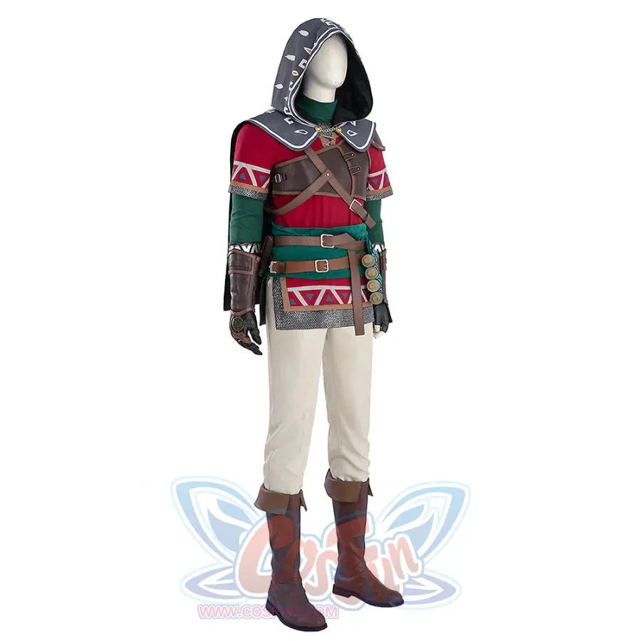 The Legend of Zelda: Tears of the Kingdom Link Hylian Armor Cosplay Costume C09137