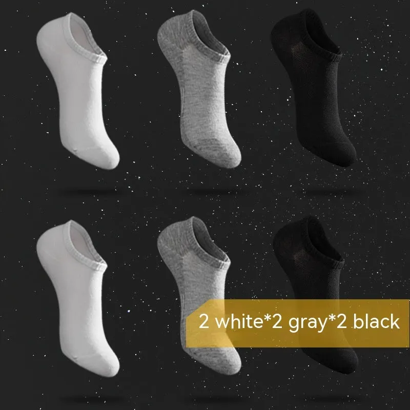 Thin Antibacterial Candy-colored Low Cut Short Tube Women's Socks