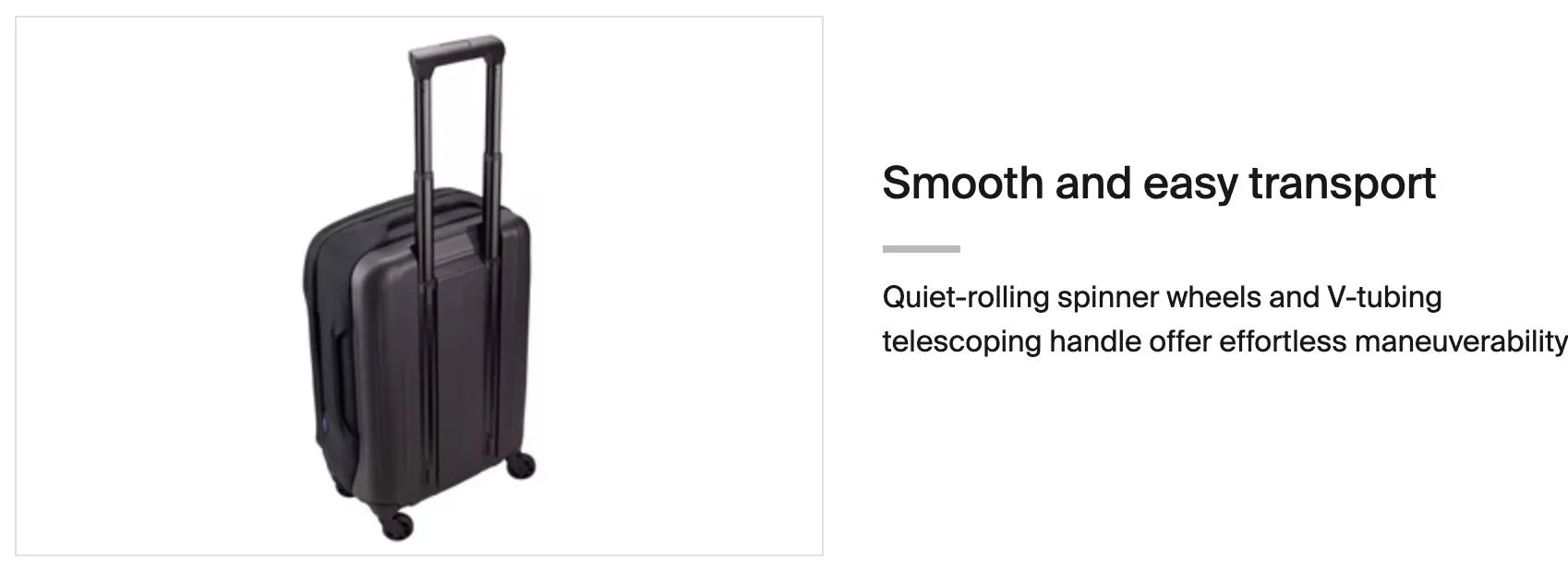 Thule Subterra 2  check-in suitcase spinner 68cm - Black
