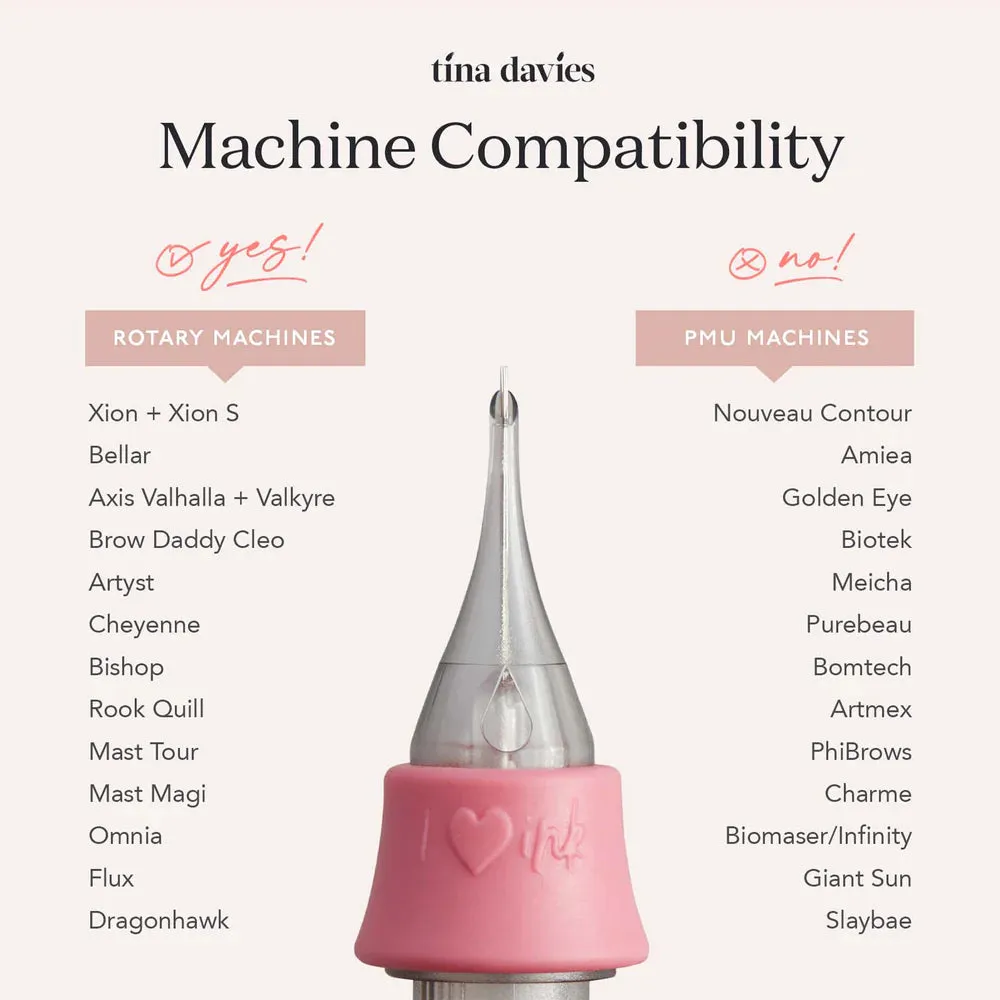 Tina Davies - I ❤️ INK Needle Cartridge Sampler Pack