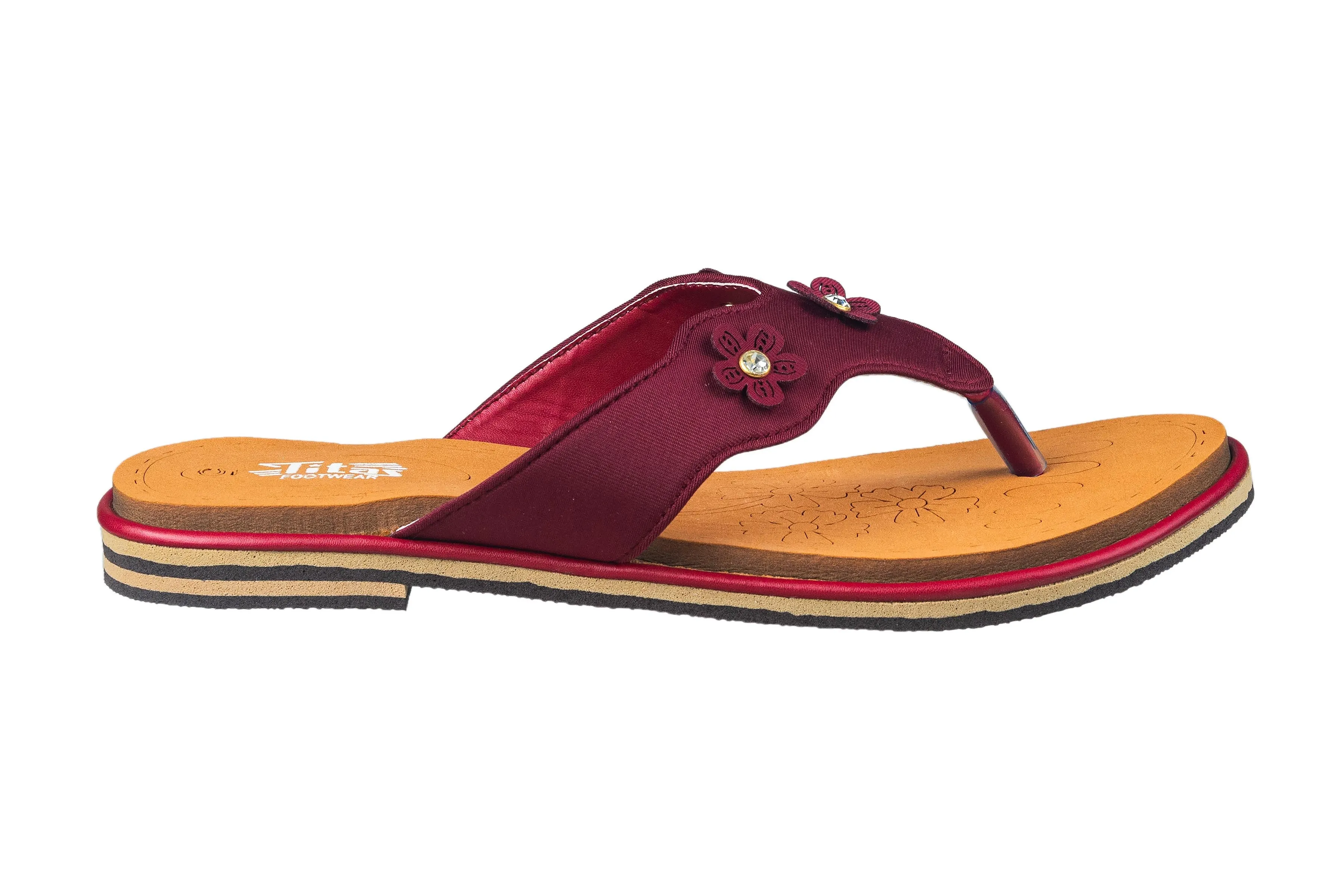 Titas Ladies Cherry Chappal