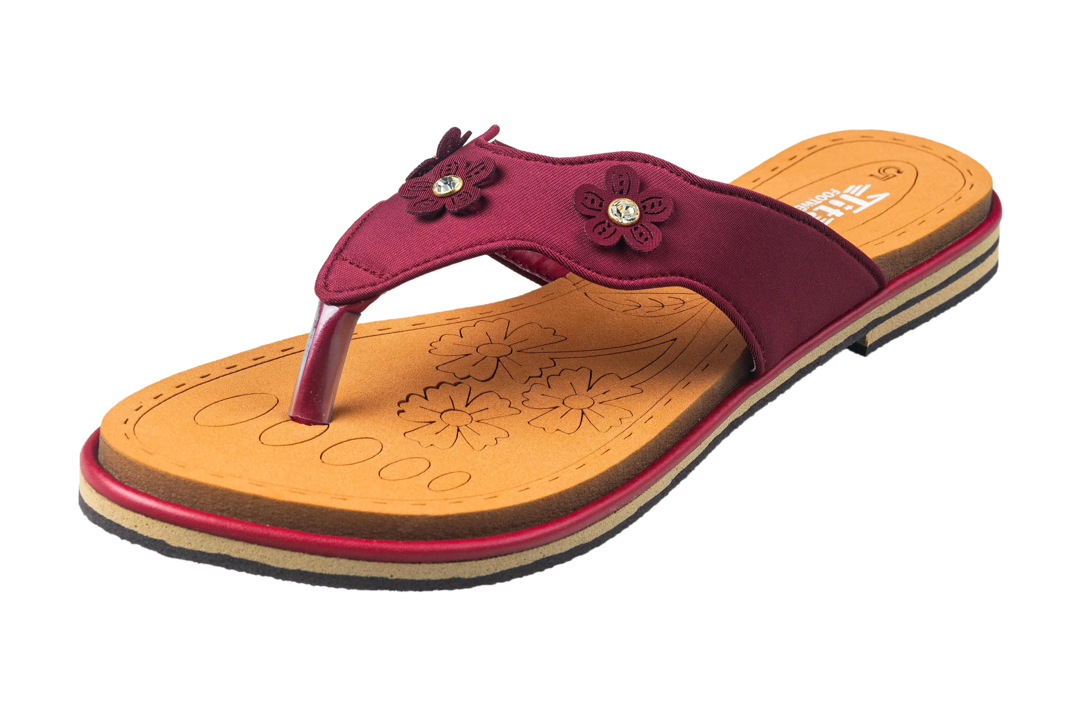 Titas Ladies Cherry Chappal